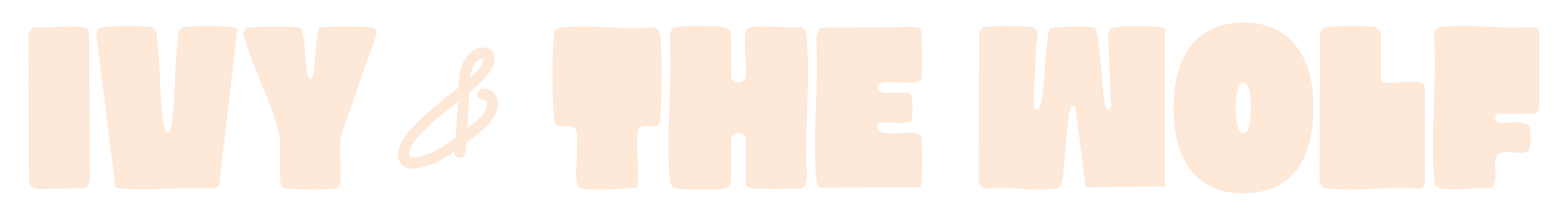 Text that reads "I W Y & THE WOLF" in stylized block letters.