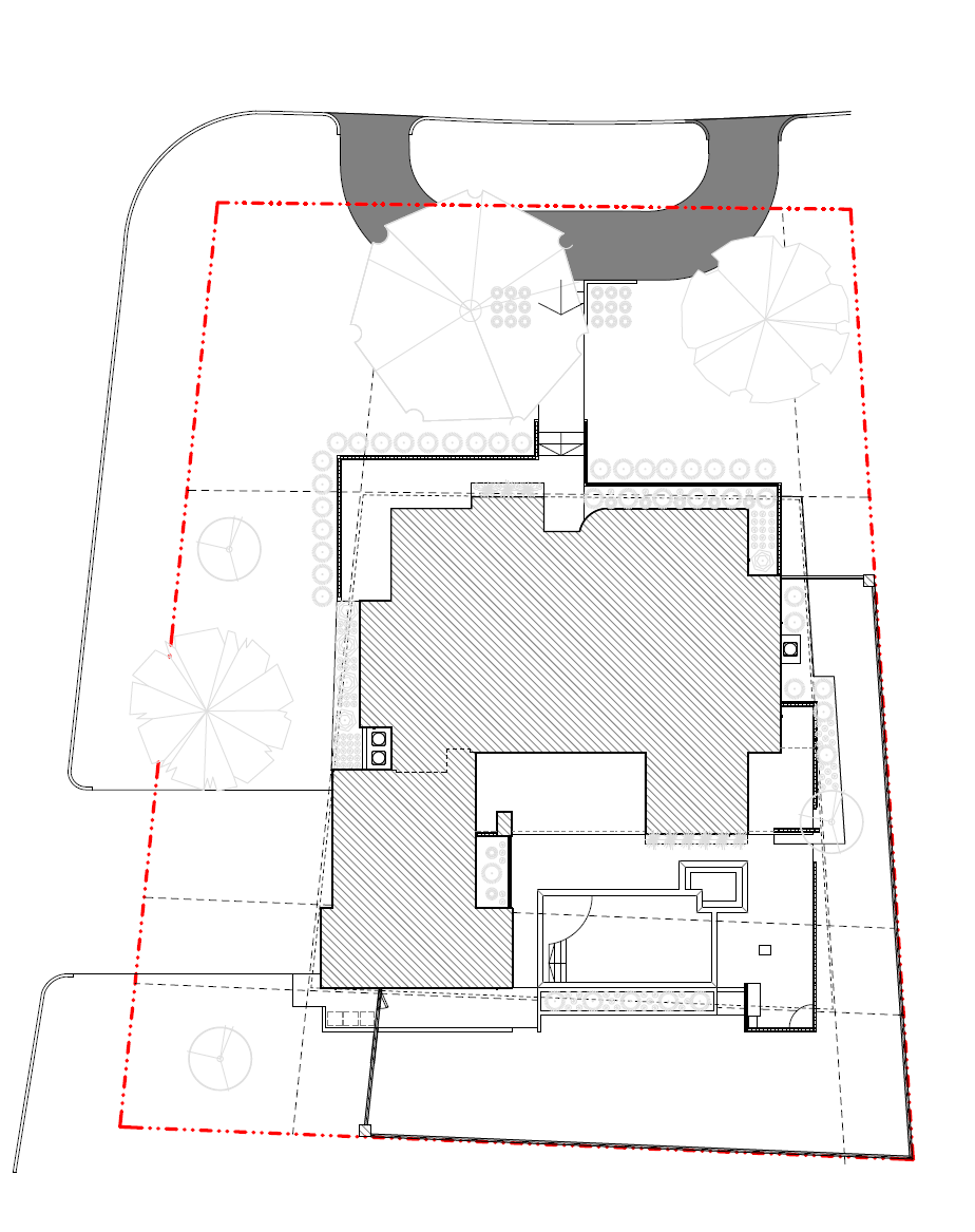 Architect's Floorplan of the Fitzpatrick Residence in Nichols Hills