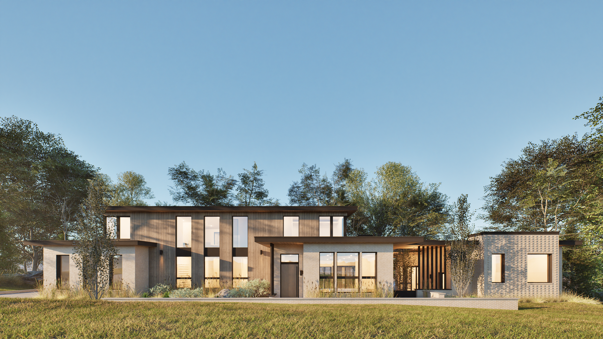 East Lake Residence, a residential project by Dinnes Studio Architects in Oklahoma City