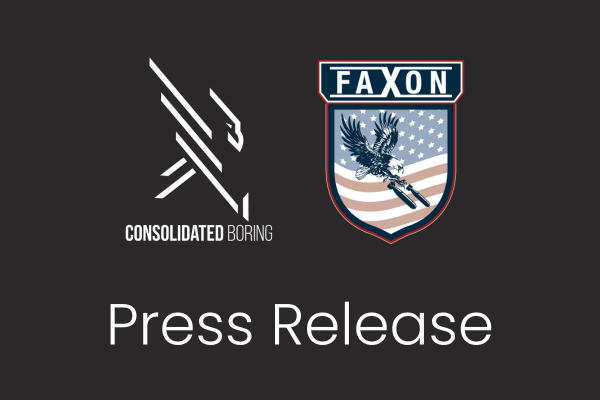 Consolidated Boring, Inc. Subsidiary Faxon Machining Awarded $473 Million Long-Term Contract for BLU-136 Bomb Cases