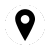 Black map pin icon on a white background.