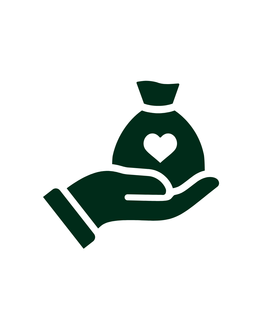 A hand holding a bottle with a heart symbol on it