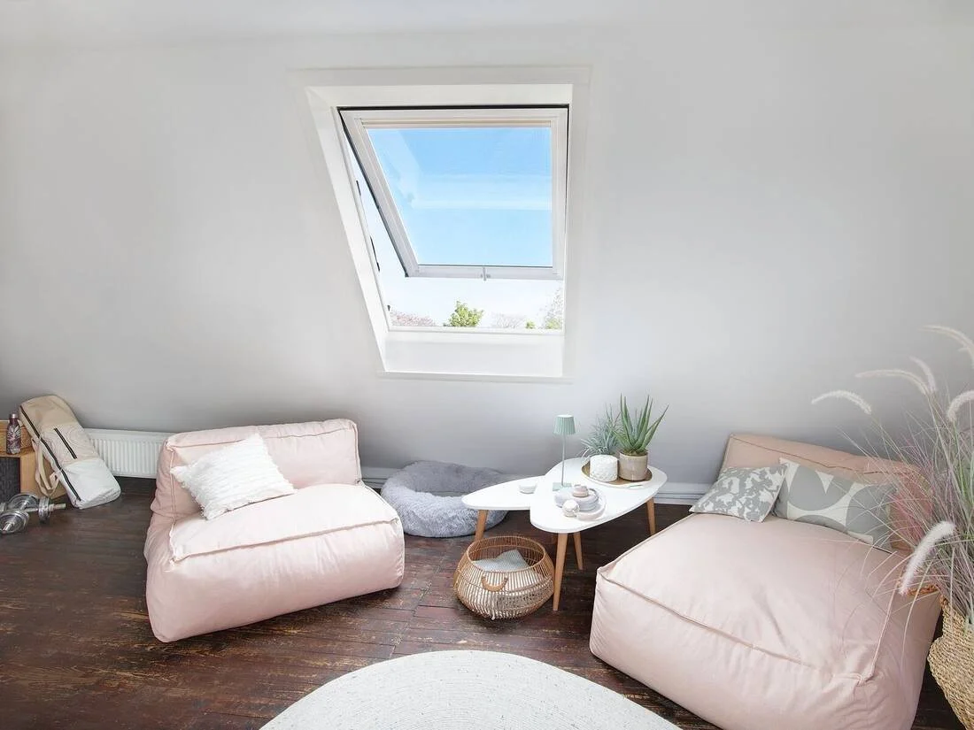 Dachfenster im Wohnraum