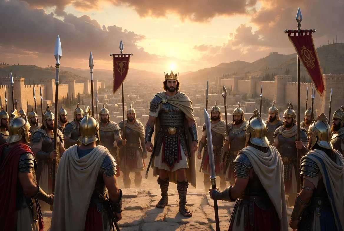 2 Samuel 5, 1 Chronicles 11 - 12