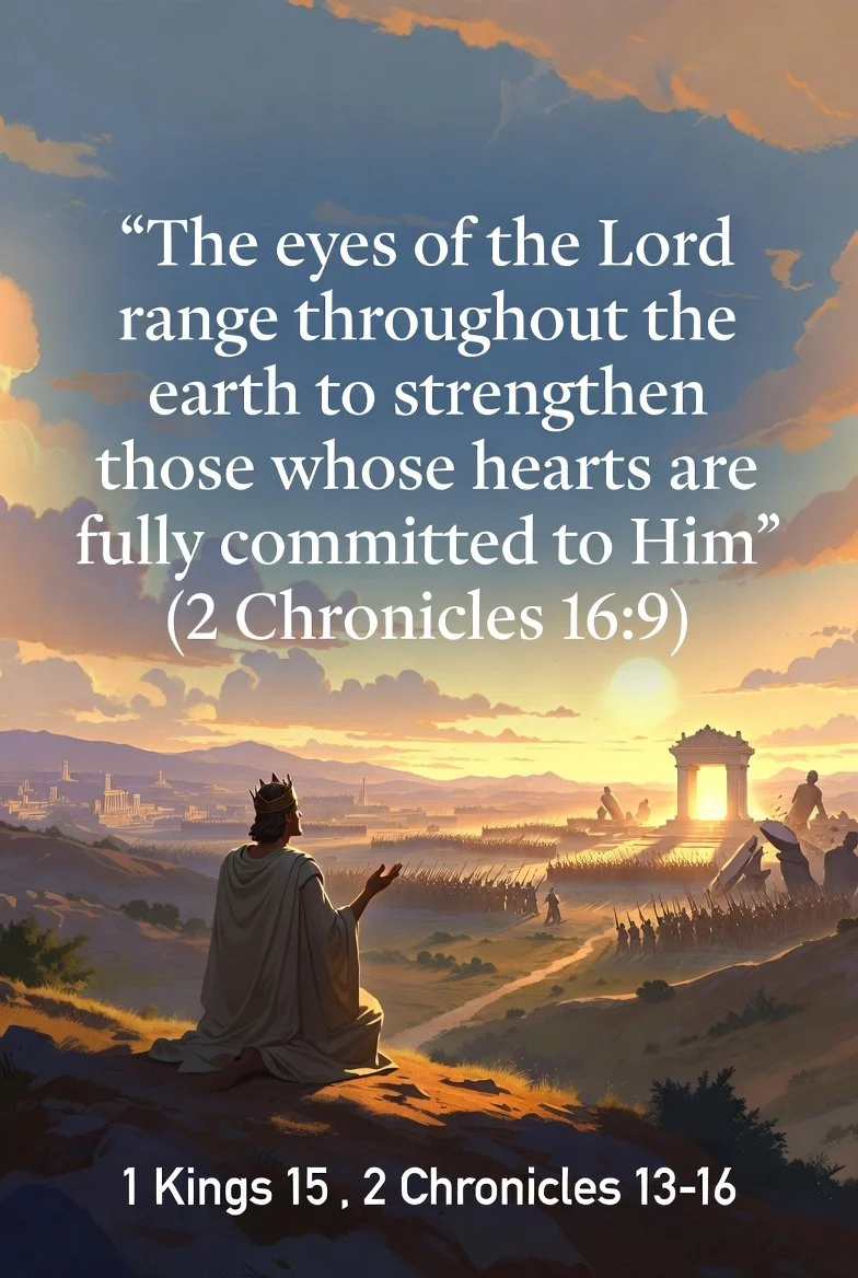 1 Kings Chapter 15 , 2 Chronicles 13 - 16