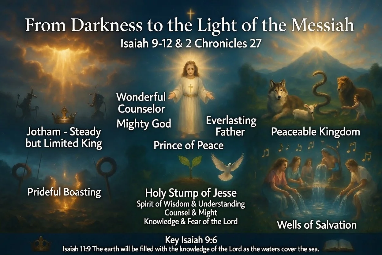 2 Chronicles Chapter 27, Isaiah Chapters 9 - 12