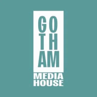 Vertical white text on a teal background reads "GOT HIM MEDIA HOUSE."