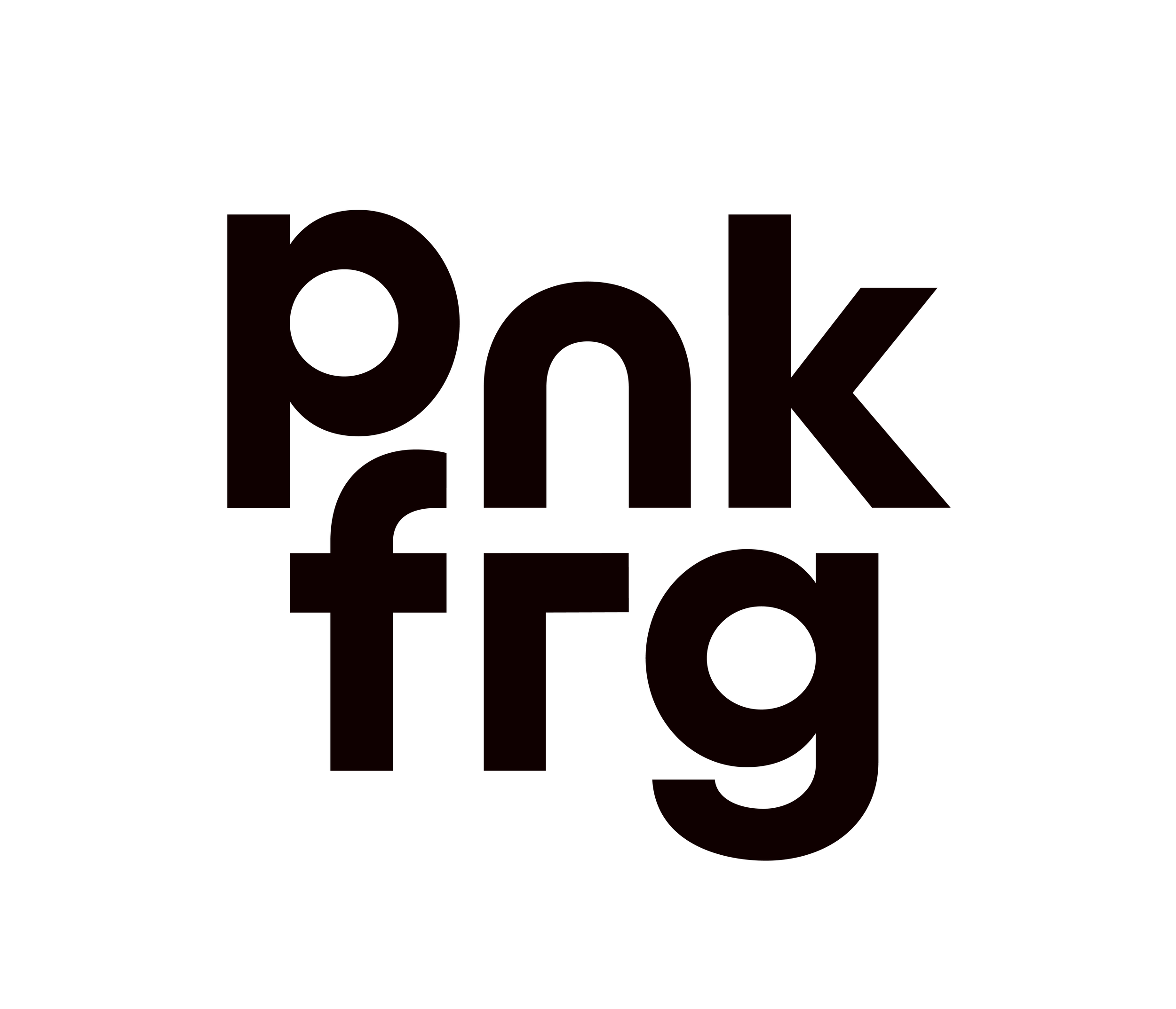 Black text overlay reading 'pink forfg' on a white background.