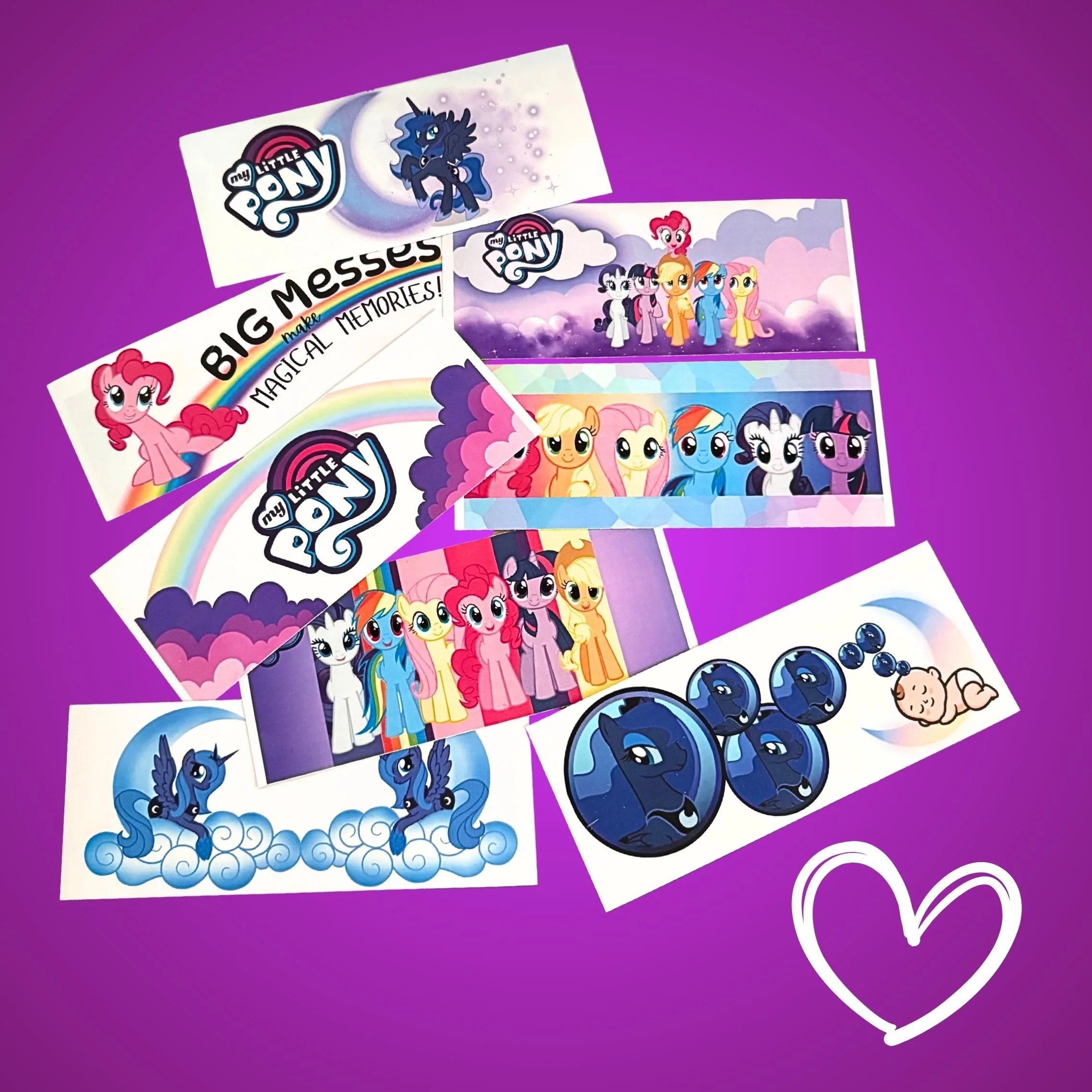 10 Diaper Tapes - Pony Bundle - Request a custom - Mix and Match - Free, Discreet Shipping!