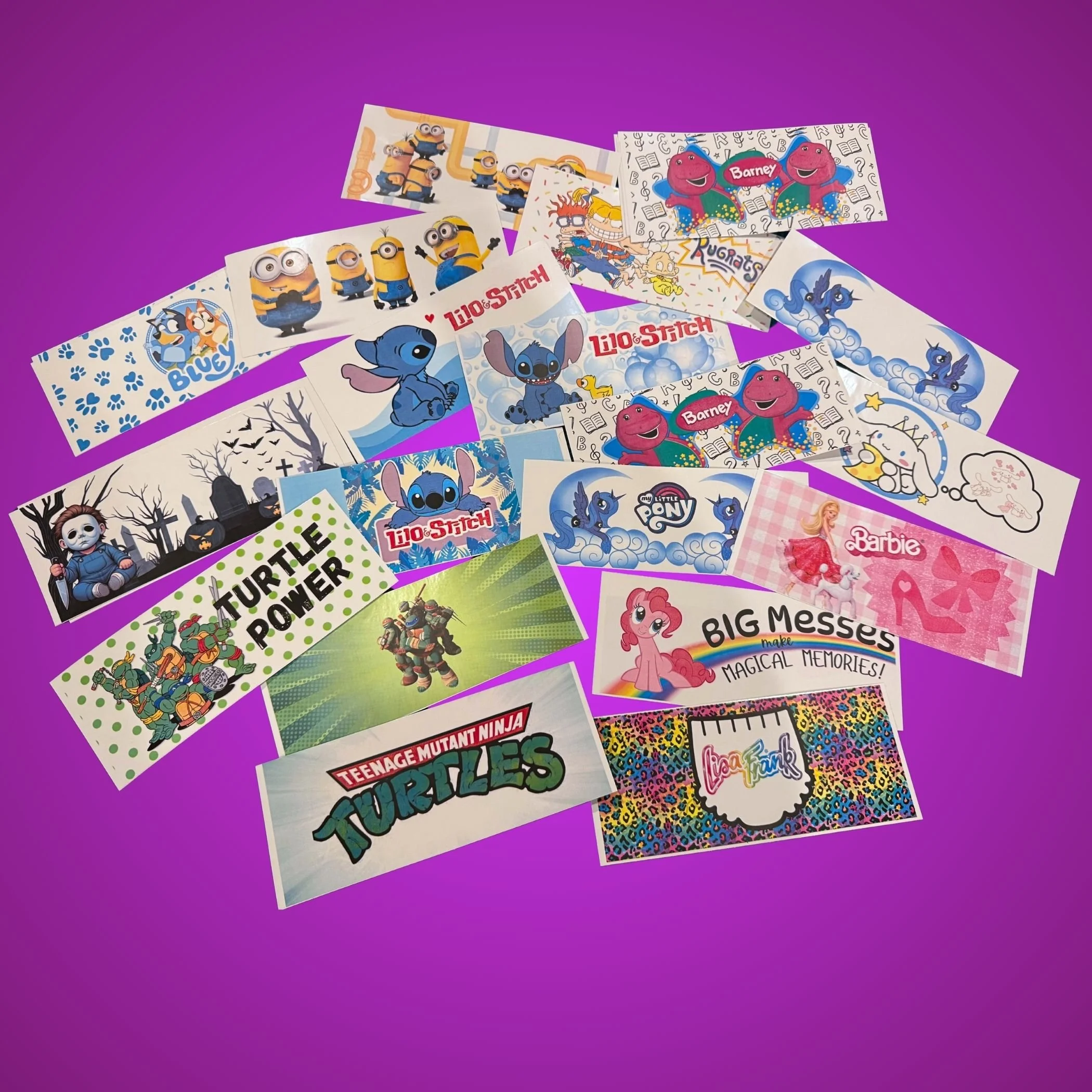 Kid Show Nostalgia Bundle - ABDL Mix and Match - Pick 8 of your Favorites! - Free, discreet FAST shipping!