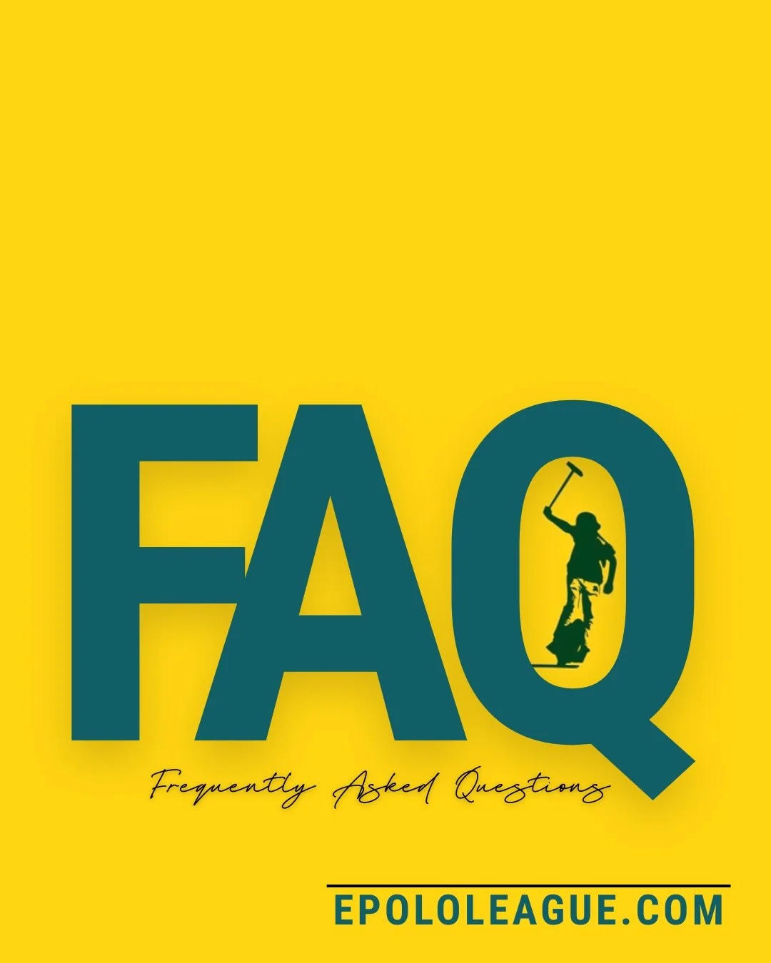 FAQ&rsquo;s. You got Q&rsquo;s, we got A&rsquo;s 👊⚡️ 

Check out the entire FAQ section on our website, epololeague.com 🙌 (clickable link in bio)

1. WHAT IS E-POLO?
A team-based sport played on electric wheels, designed for youth. It&rsquo;s fast,