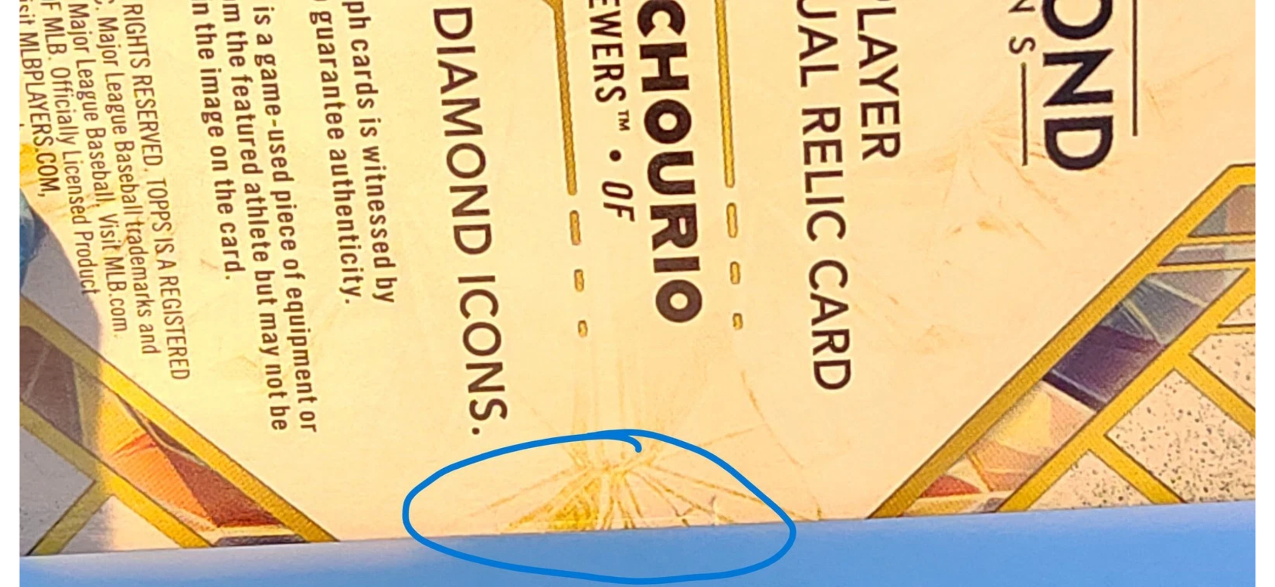 A Lesson Learned From eBay Authentication: Photograph Your Raw Cards Before Shipping