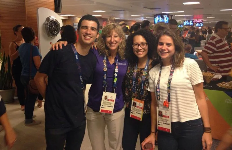 Our team in the lounge