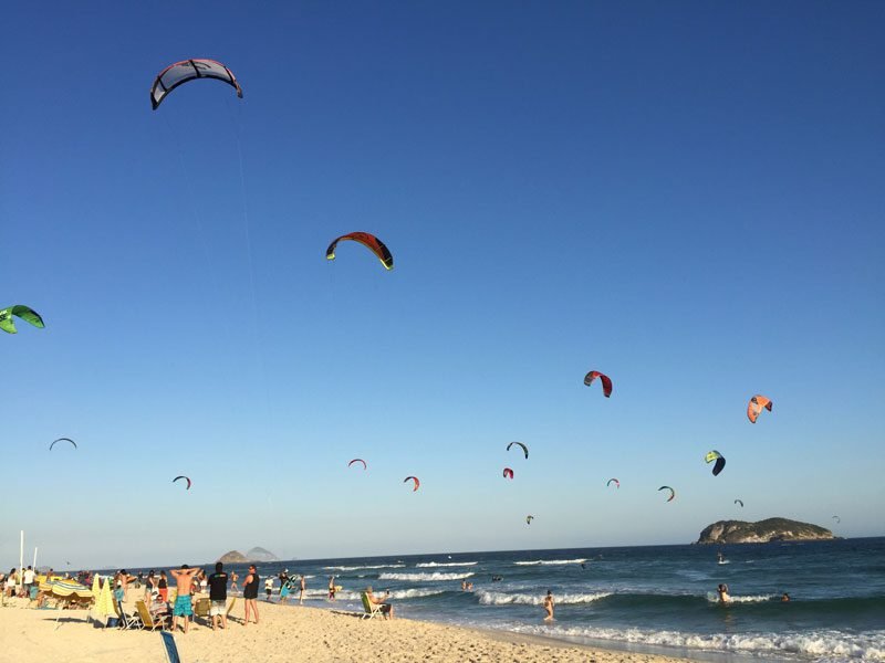 The Kite-Surf beach and more new friends!