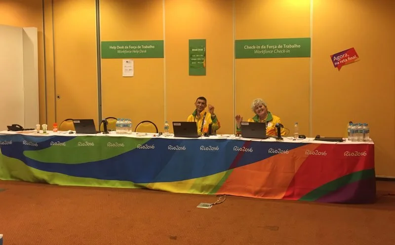 My first day on the job – “Work Force Ops” at the Paralympic Family Hotel