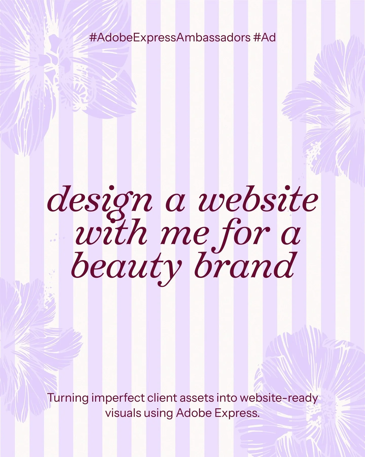 A little behind-the-scenes look at how I prep product photos for website design. ✨

For this project, I started with the original client product image and used Adobe Express Remove Background to turn it into a clean cutout for the website design. I a