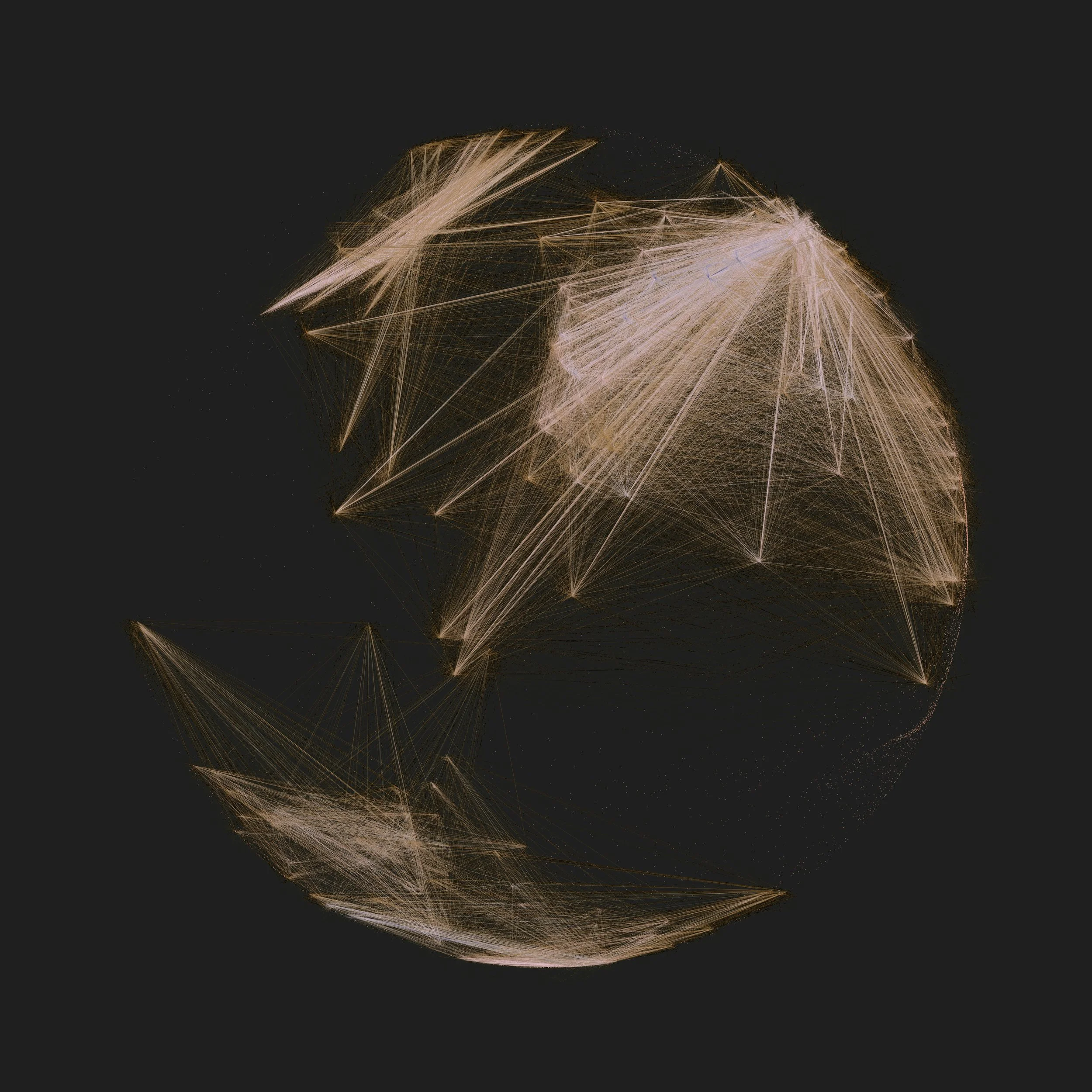 Global with network of light