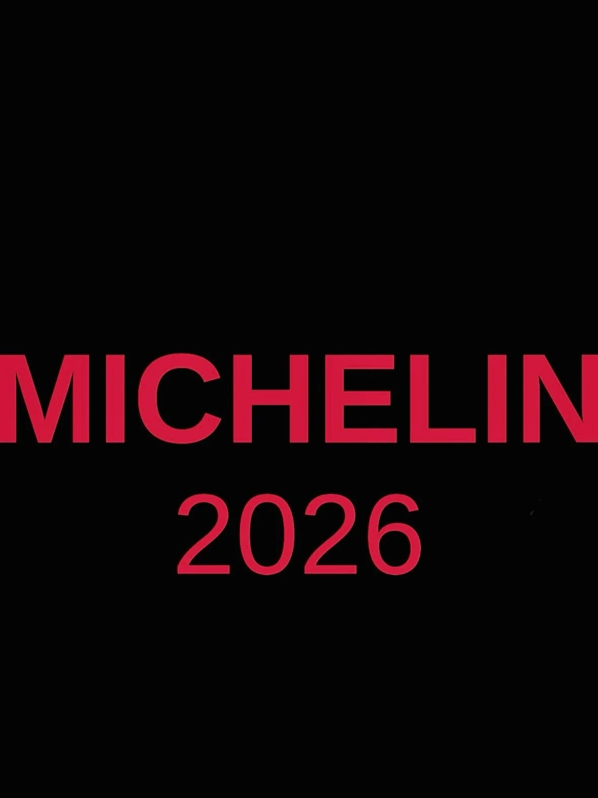 One more time Thanks 🙏 @michelinguide