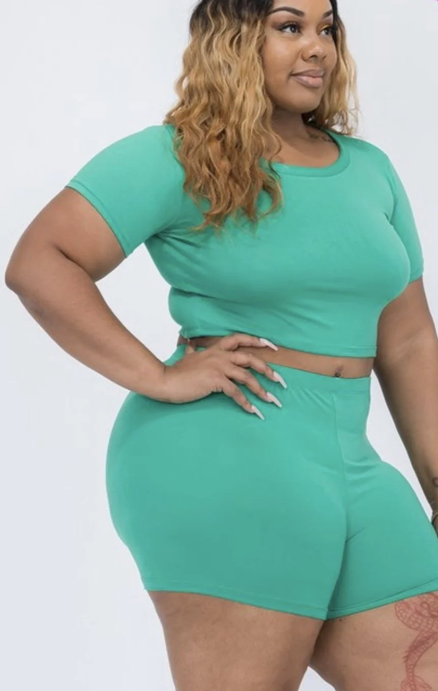 Plus Size Casual Comfort Set