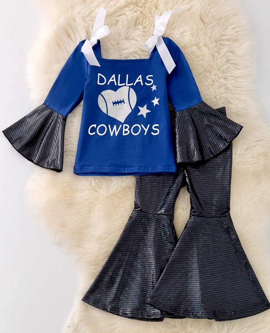 Kids' Dallas Cowboys Bell Sleeve Outfit