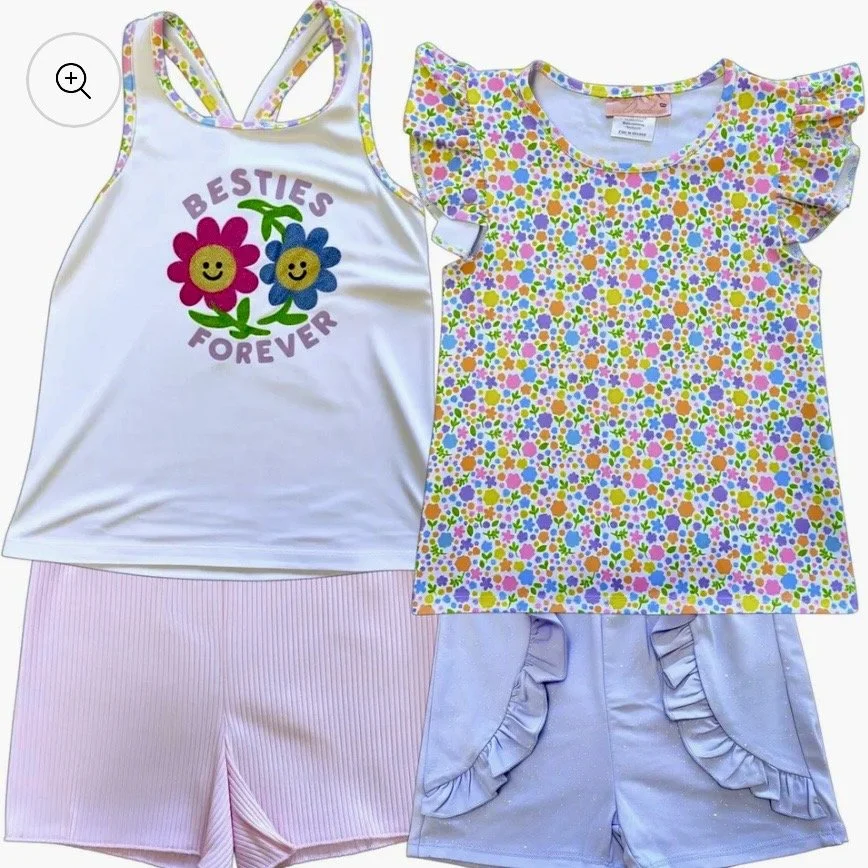 'Best Friends Forever' Kids Outfit Set