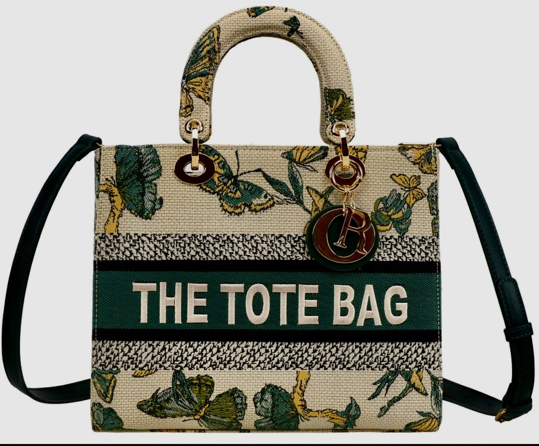 Elegant Embroidered Tote Bag