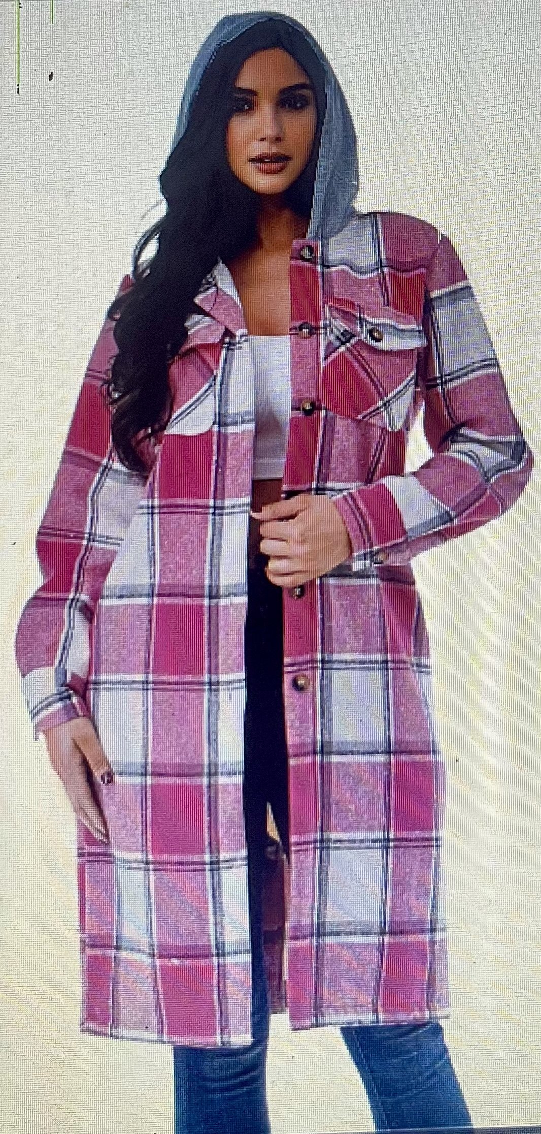 woman's flannel jacket