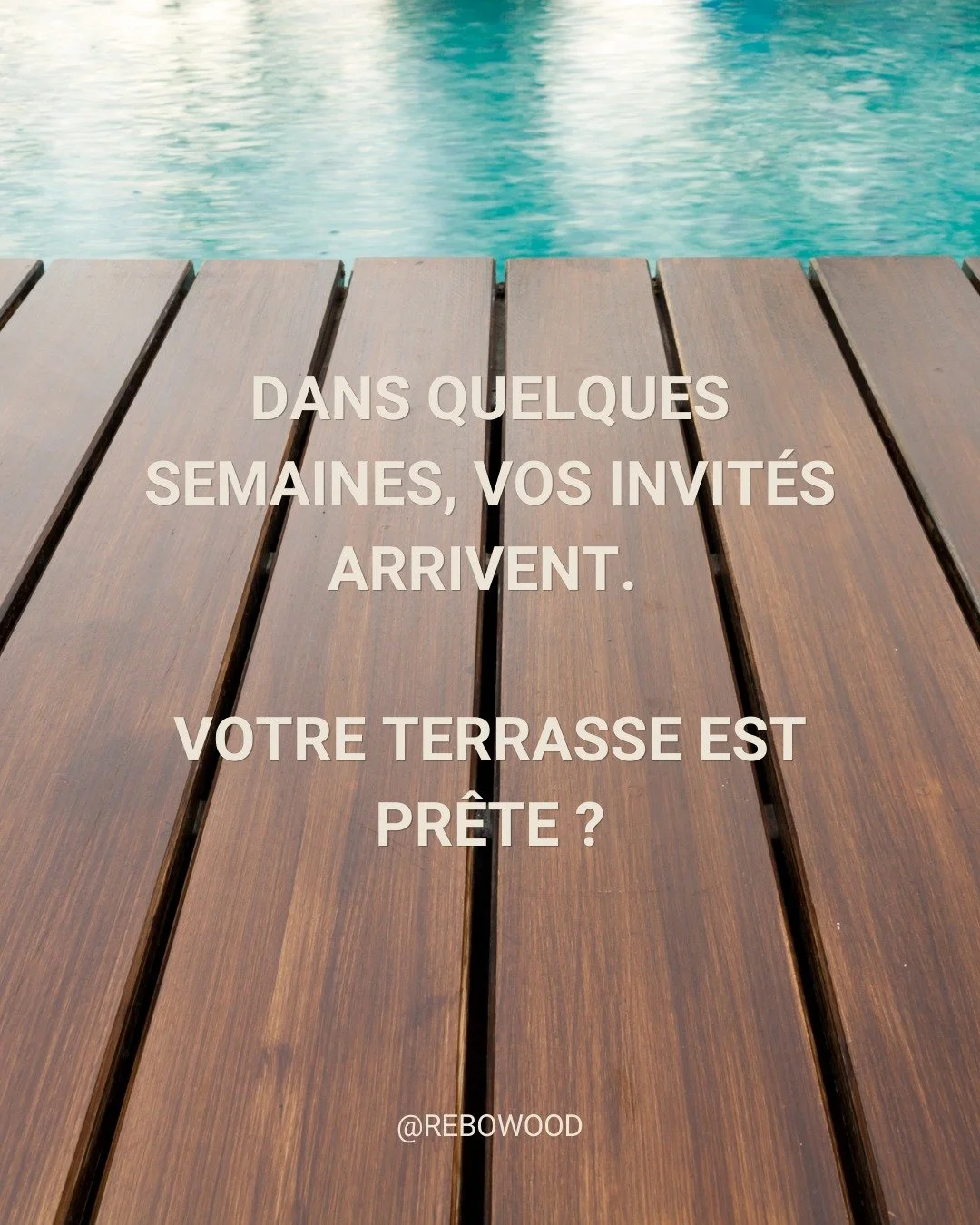 Grisaillement, encrassement, d&eacute;p&ocirc;ts de mousse &mdash; un bois sans soin perd son &eacute;clat, sa teinte, sa texture. Et avec le temps, sa s&eacute;curit&eacute;.

Le printemps est la saison id&eacute;ale pour intervenir.
Pas de chaleur 