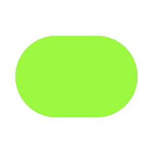 Un graphique représentant un cercle vert sur un fond noir.