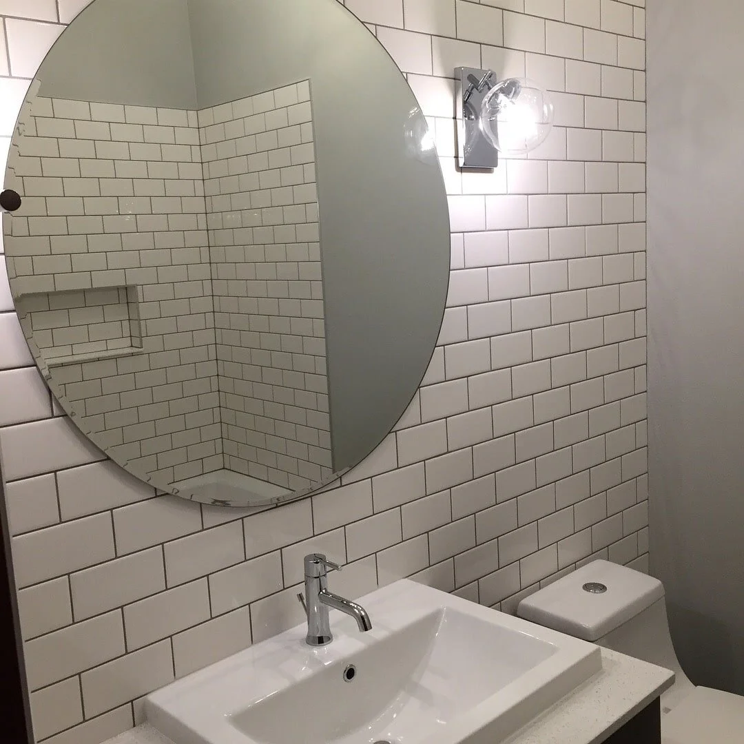 bathroom subway tile white in fort collins