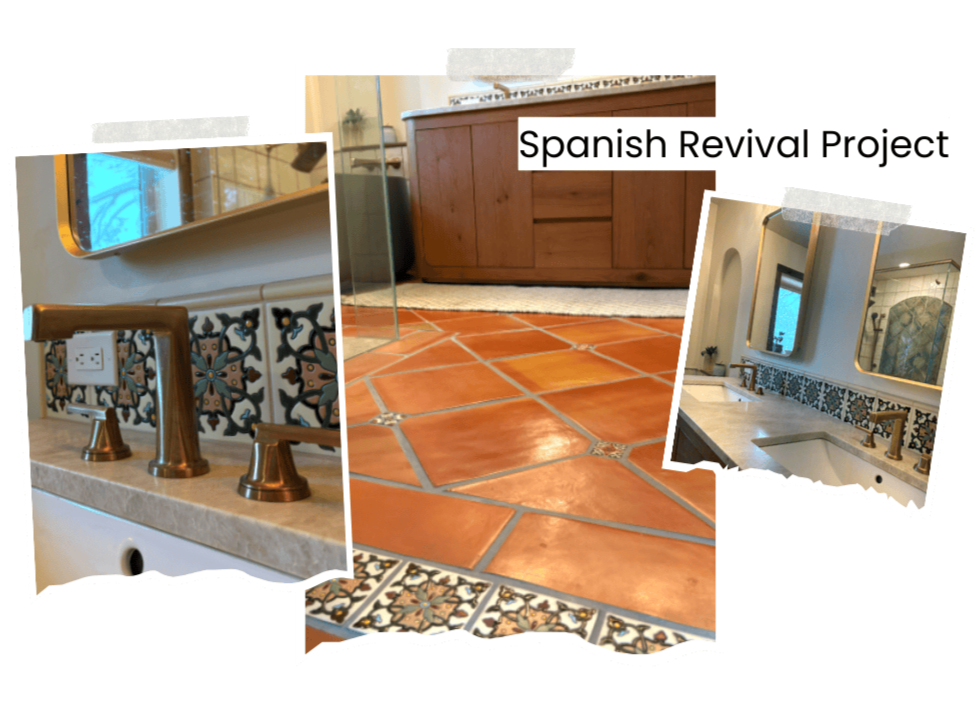Spanish Revival bathroom project fort collins