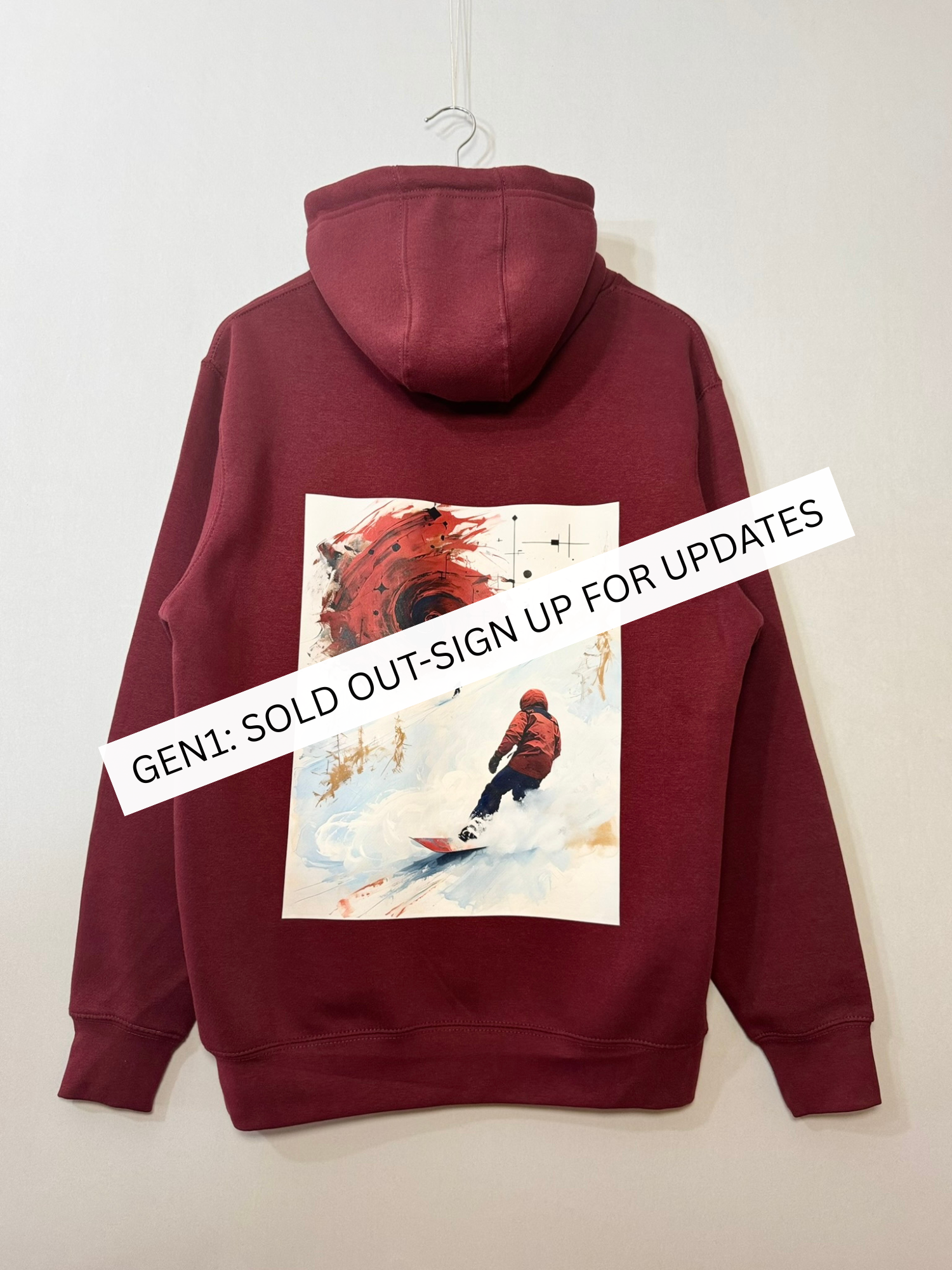 Scarlet Descent Snowboard Hoodie