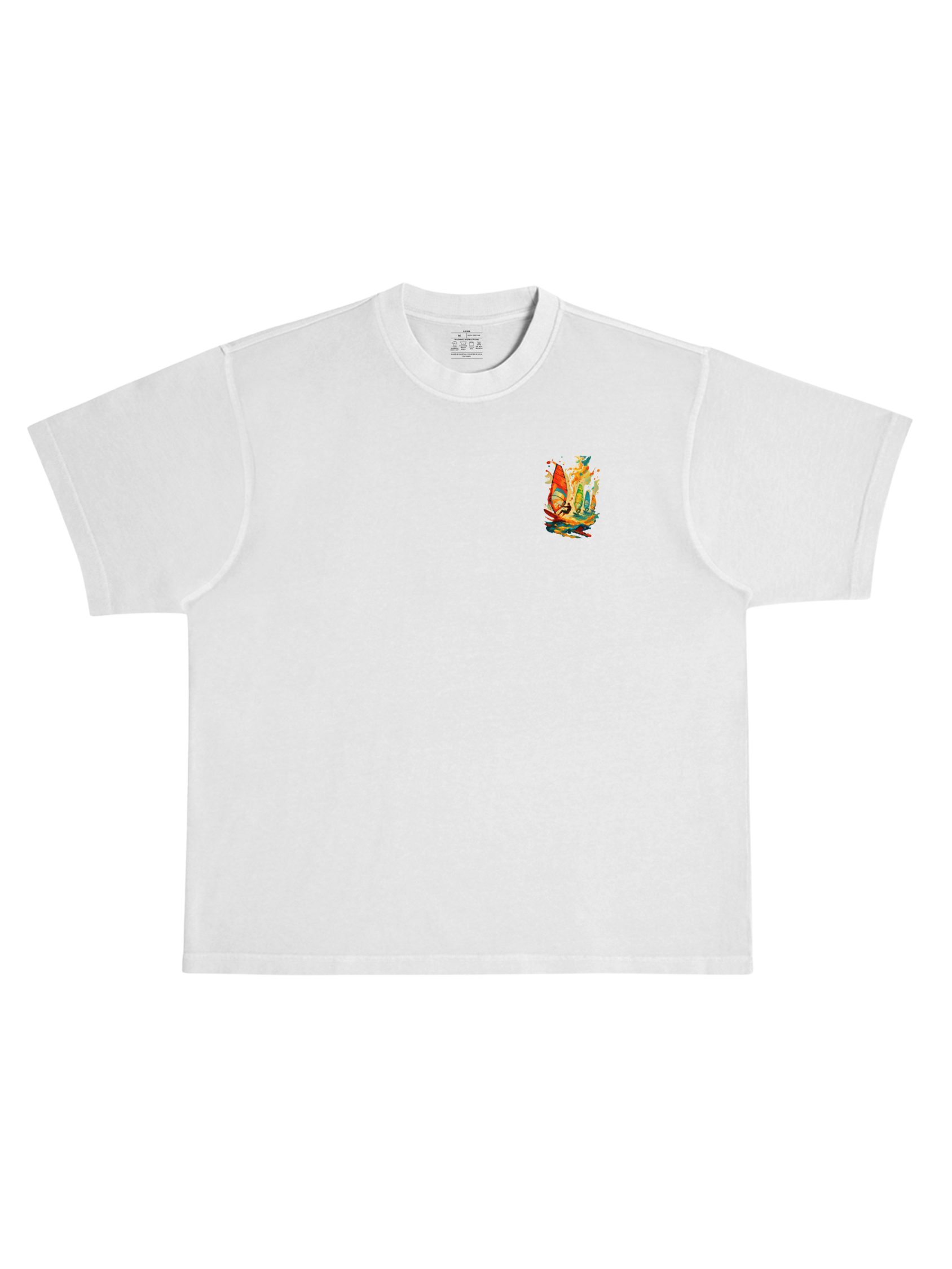Horizon Rush Windsurfer Heavyweight Tee — Essential Edition