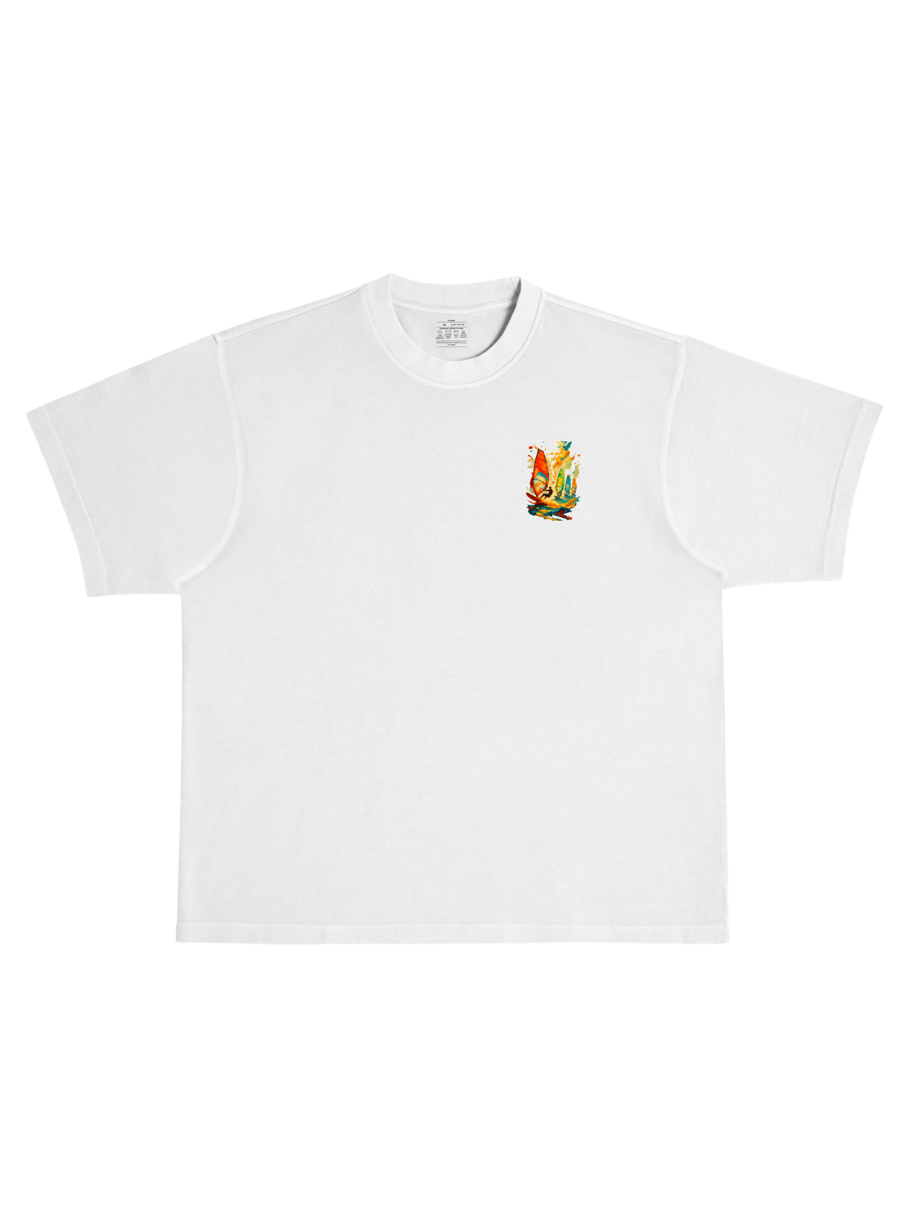 Horizon Rush Windsurfer Heavyweight Tee — Essential Edition