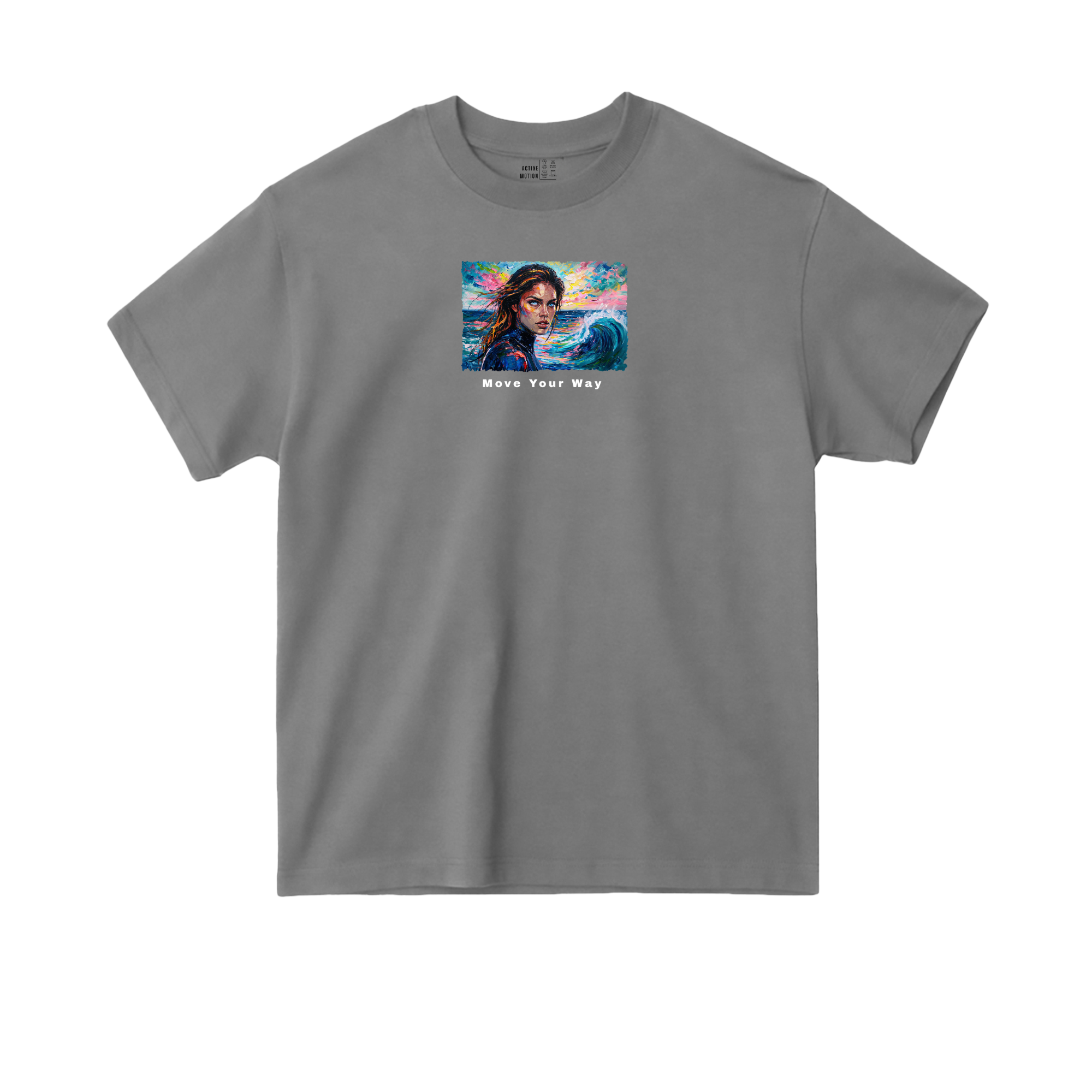 Ocean Waves Heavyweight Tee - Statement Edition