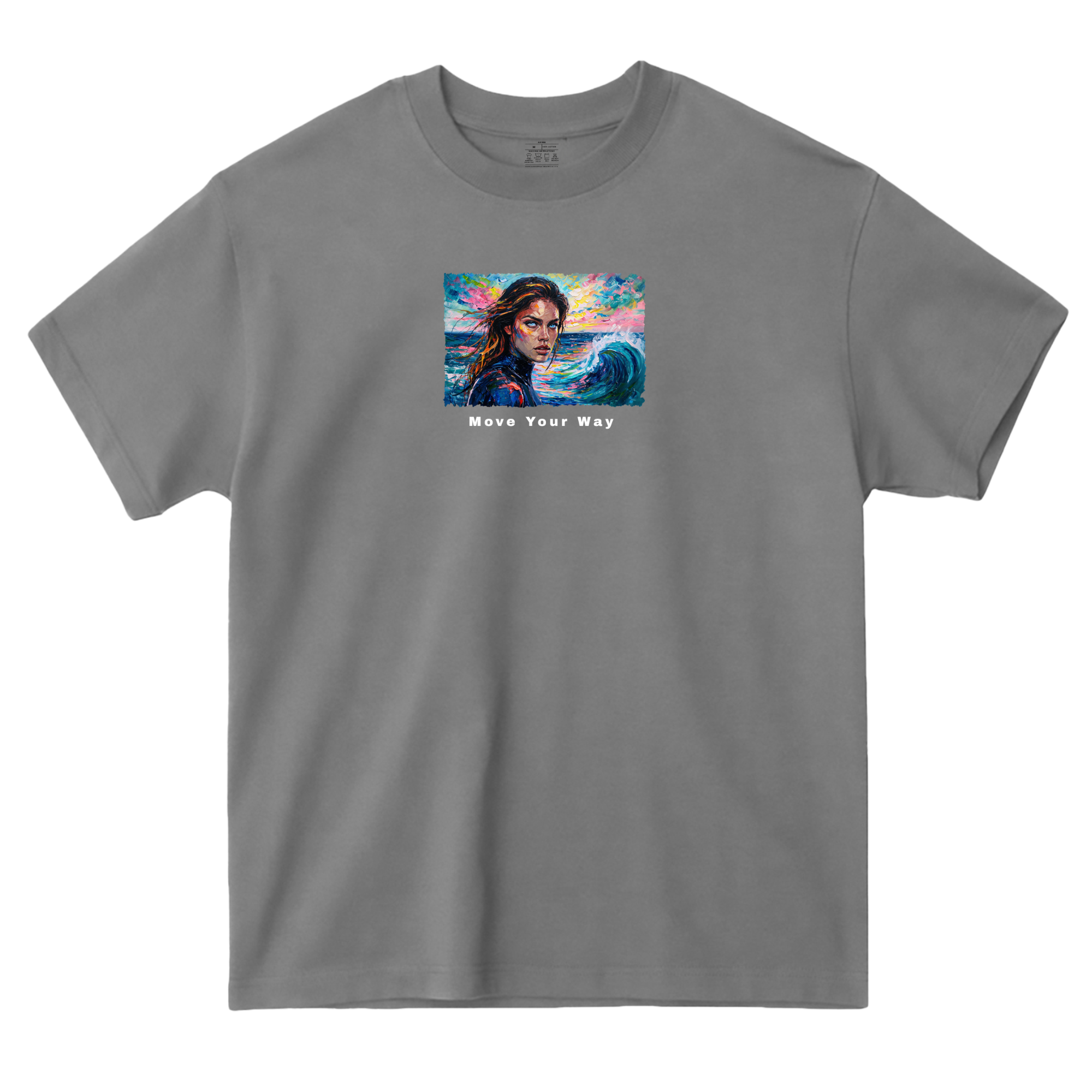 Ocean Waves Heavyweight Tee - Statement Edition