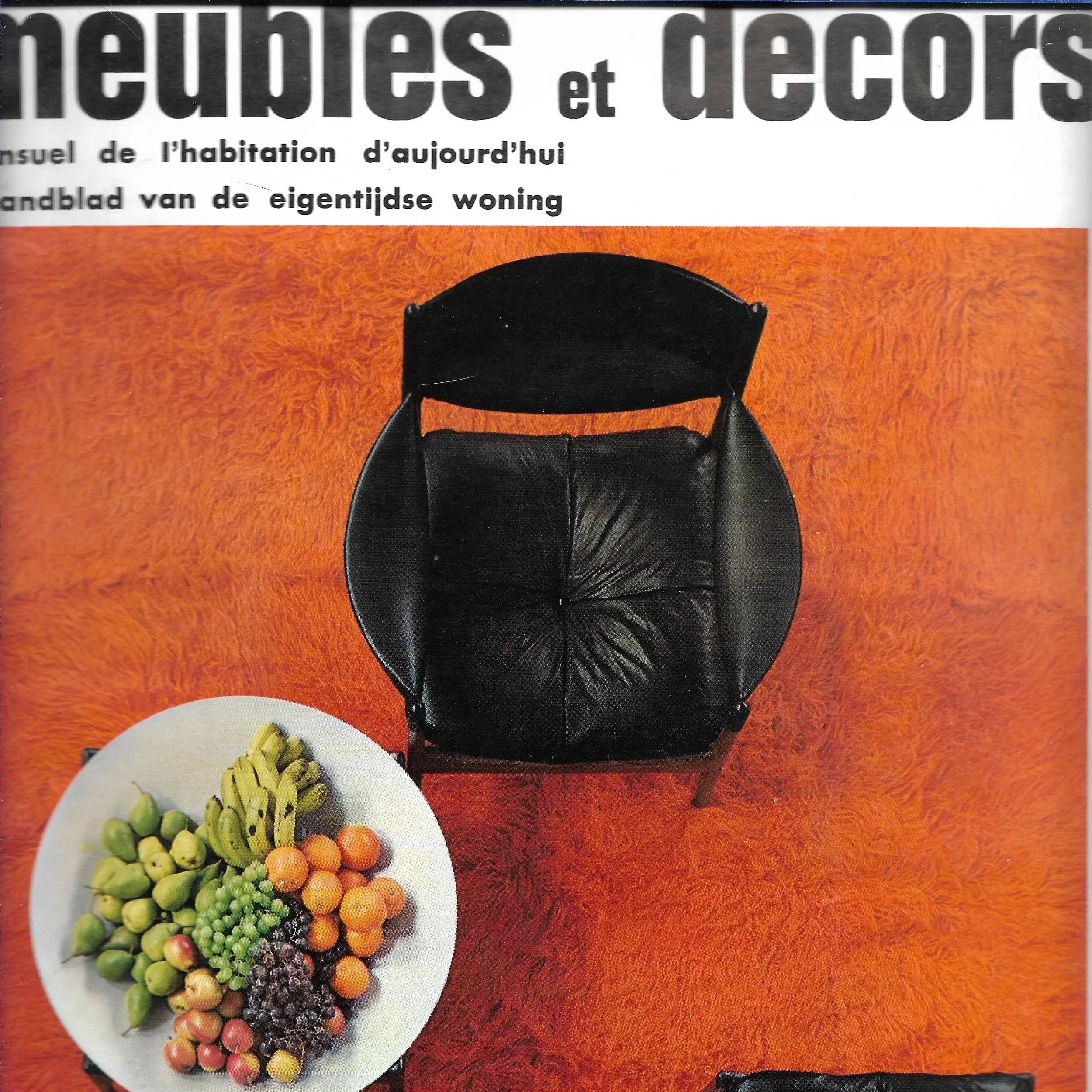 Lot de 2 magazines "Meubles et décors" 1967-68