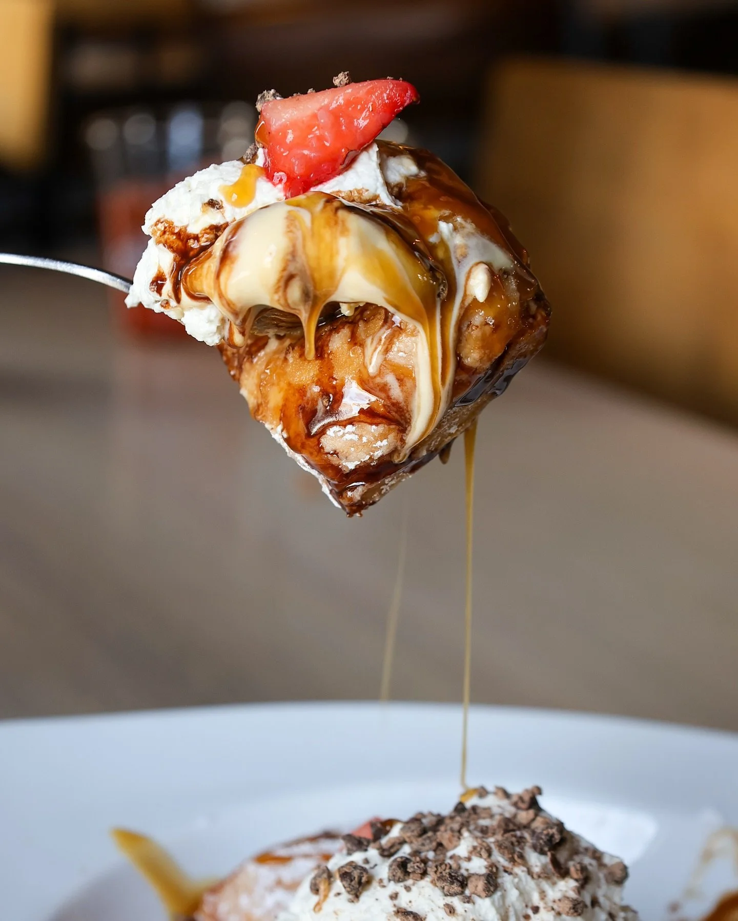 Roses are red, violets are blue, we&rsquo;ve got new menu items, and they&rsquo;re waiting for YOU. 🌹

Indulge in our new lineup 💌: Beignet Sundae
Lucuma ice cream, beignets, caramel sauce, chocolate sauce, whipped cream, chocolate crumb, fresh str