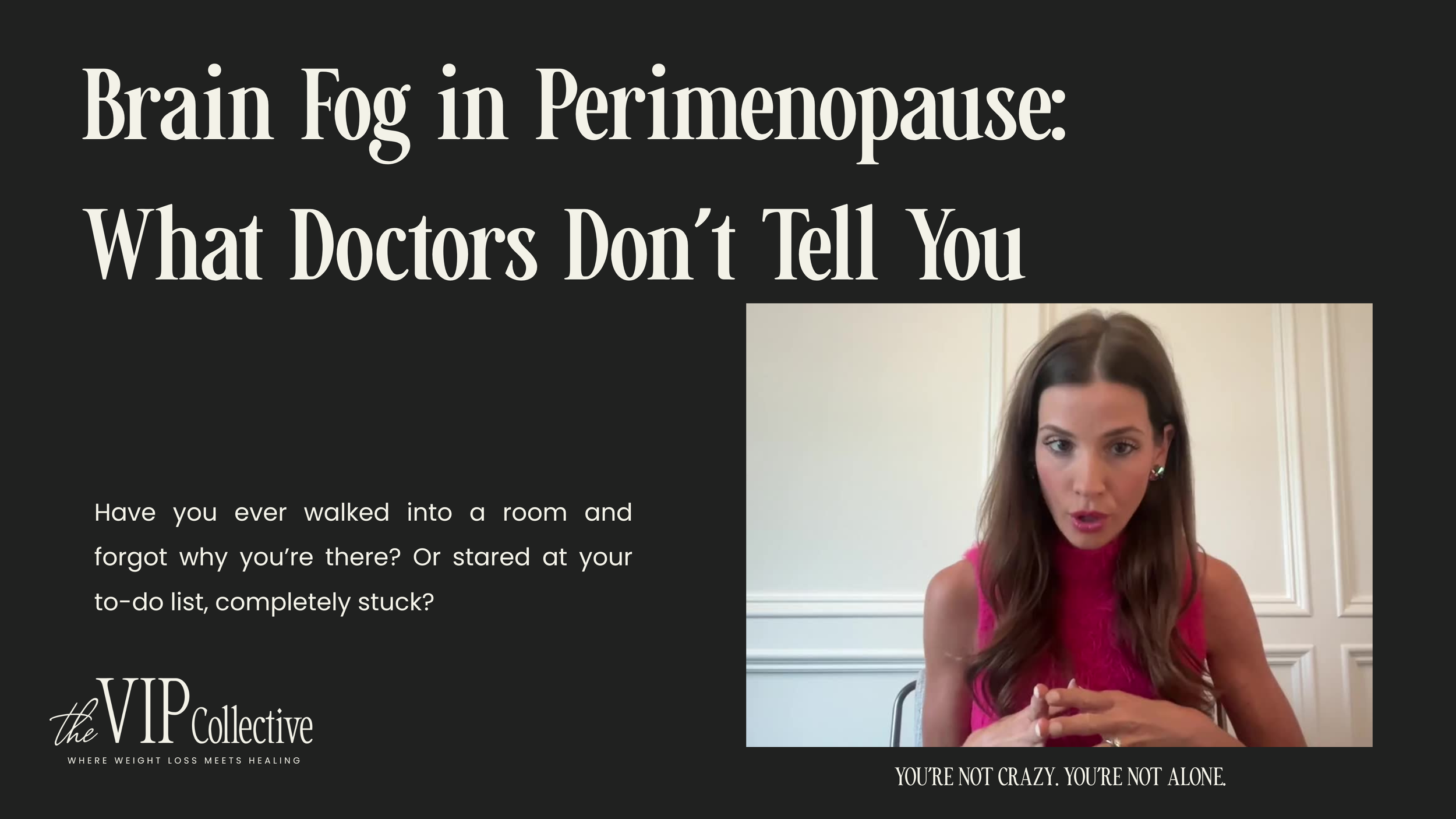 Brain Fog in Perimenopause: Why It Happens &amp; How to Clear the Cloud