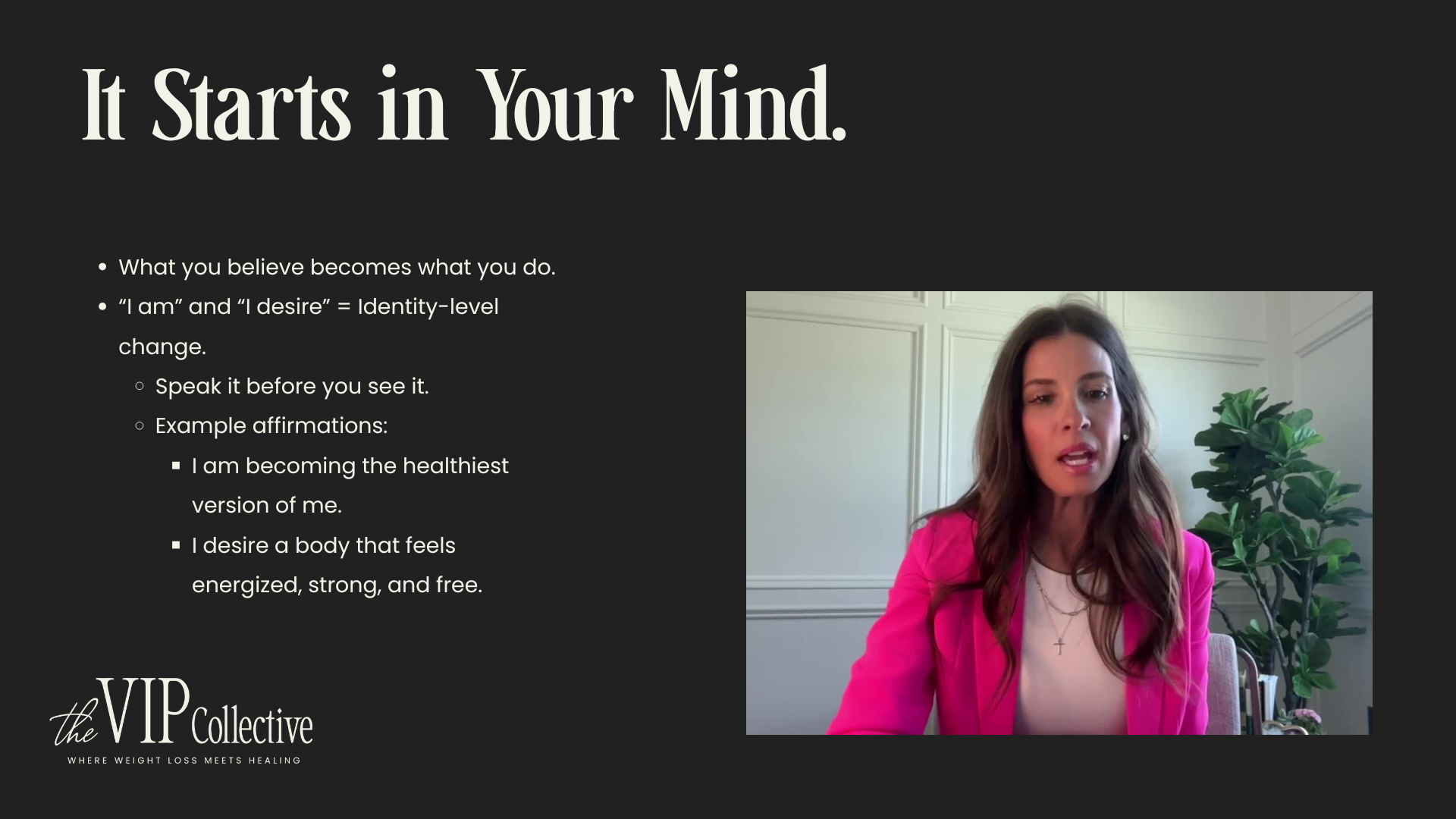 MINDSET &amp; HABITS: The VIP Approach to Long-Term Change