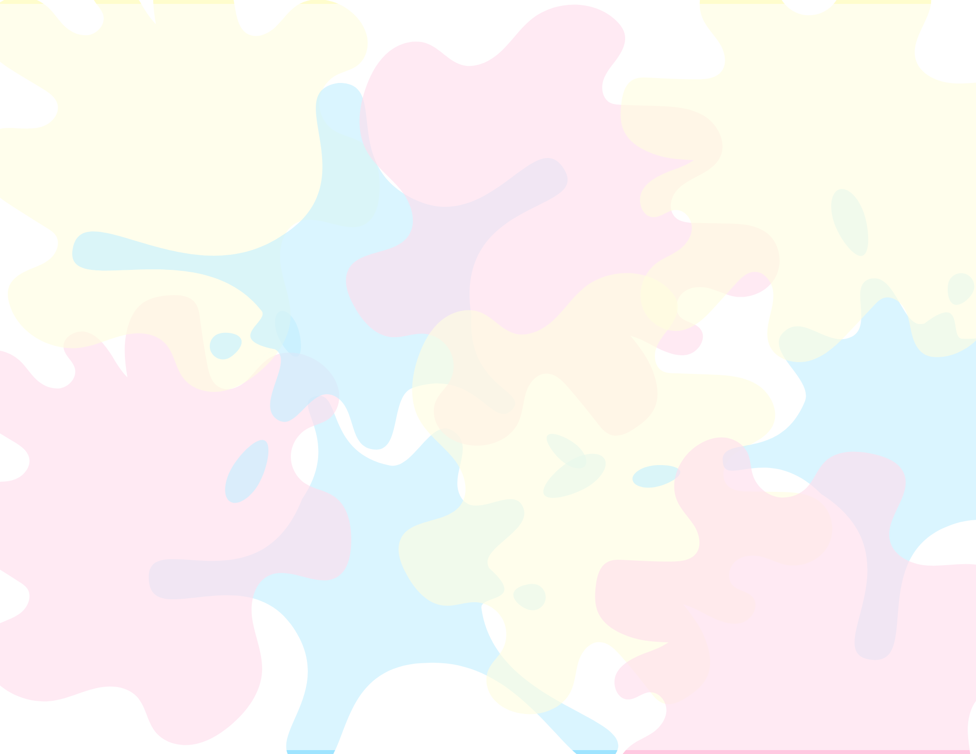 Pastel-colored abstract background with soft, irregular shapes in pink, blue, yellow, and purple.