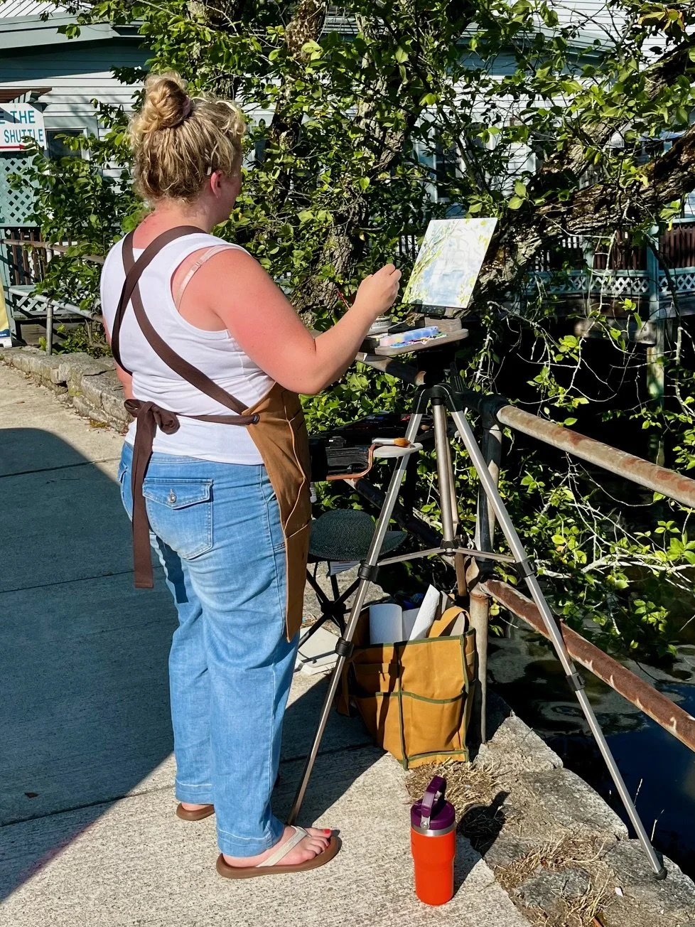 Paint Out on Rocky Neck