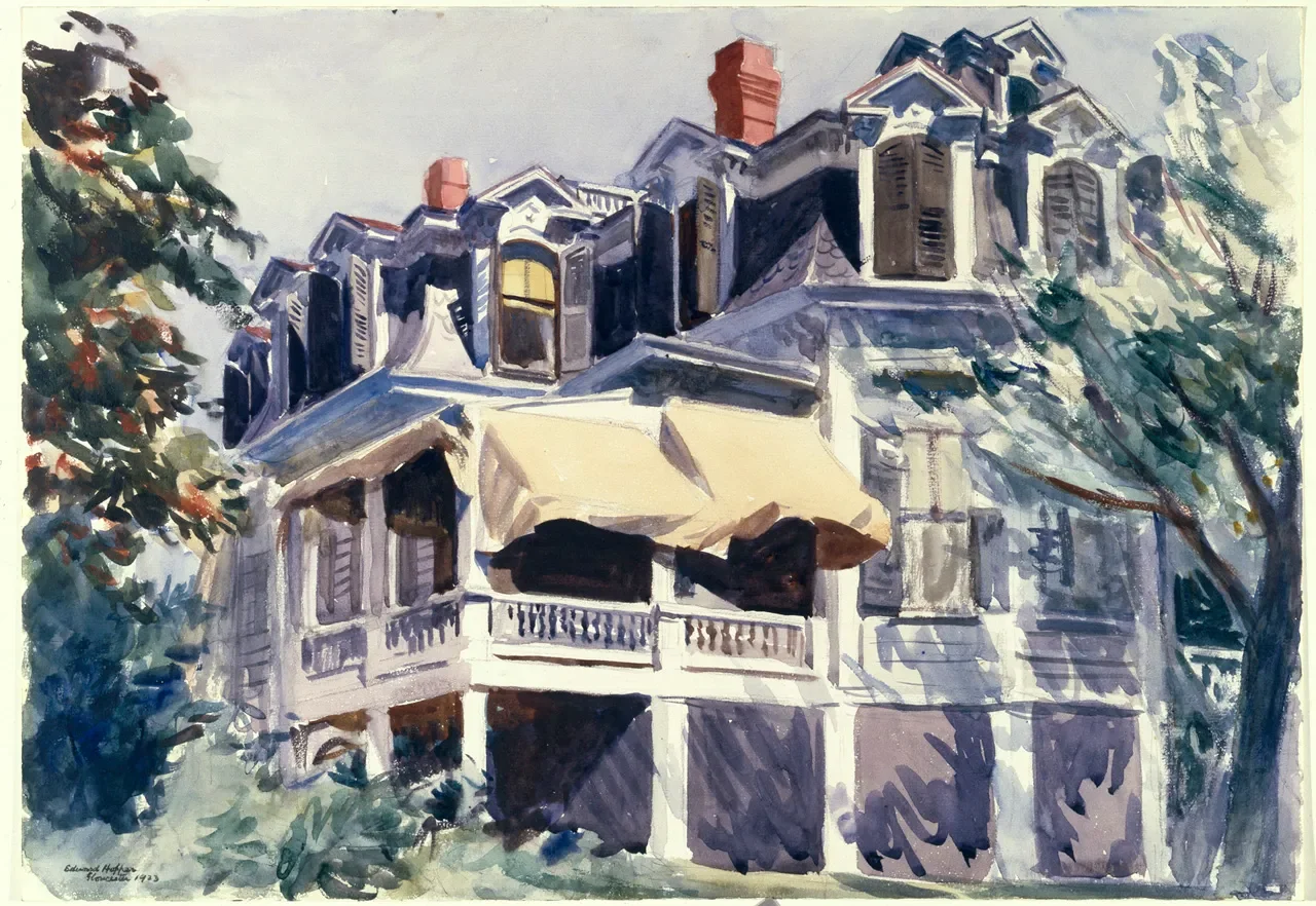 12. Edward Hopper’s Mansard Roof House