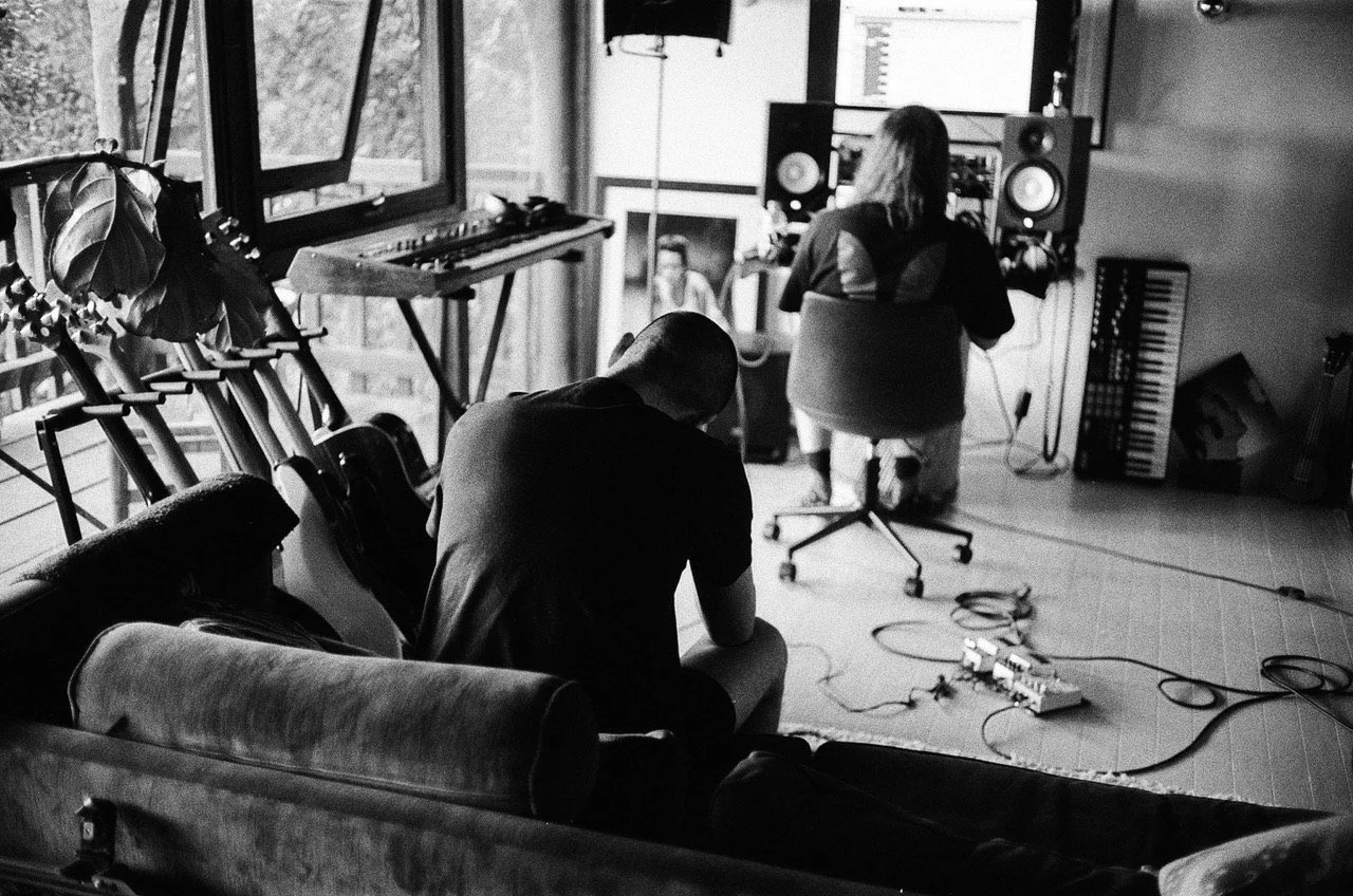 Spock in the studio recording PUSH with Noel Miller