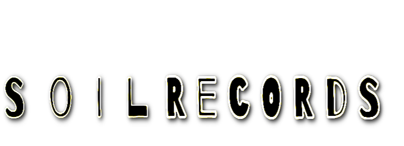Logo with the text "SOIL RECORDS" in stylized white and yellow letters on a black background.