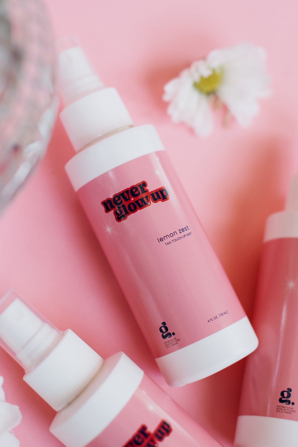 Never Glow Up–Tan Touch Up Mist