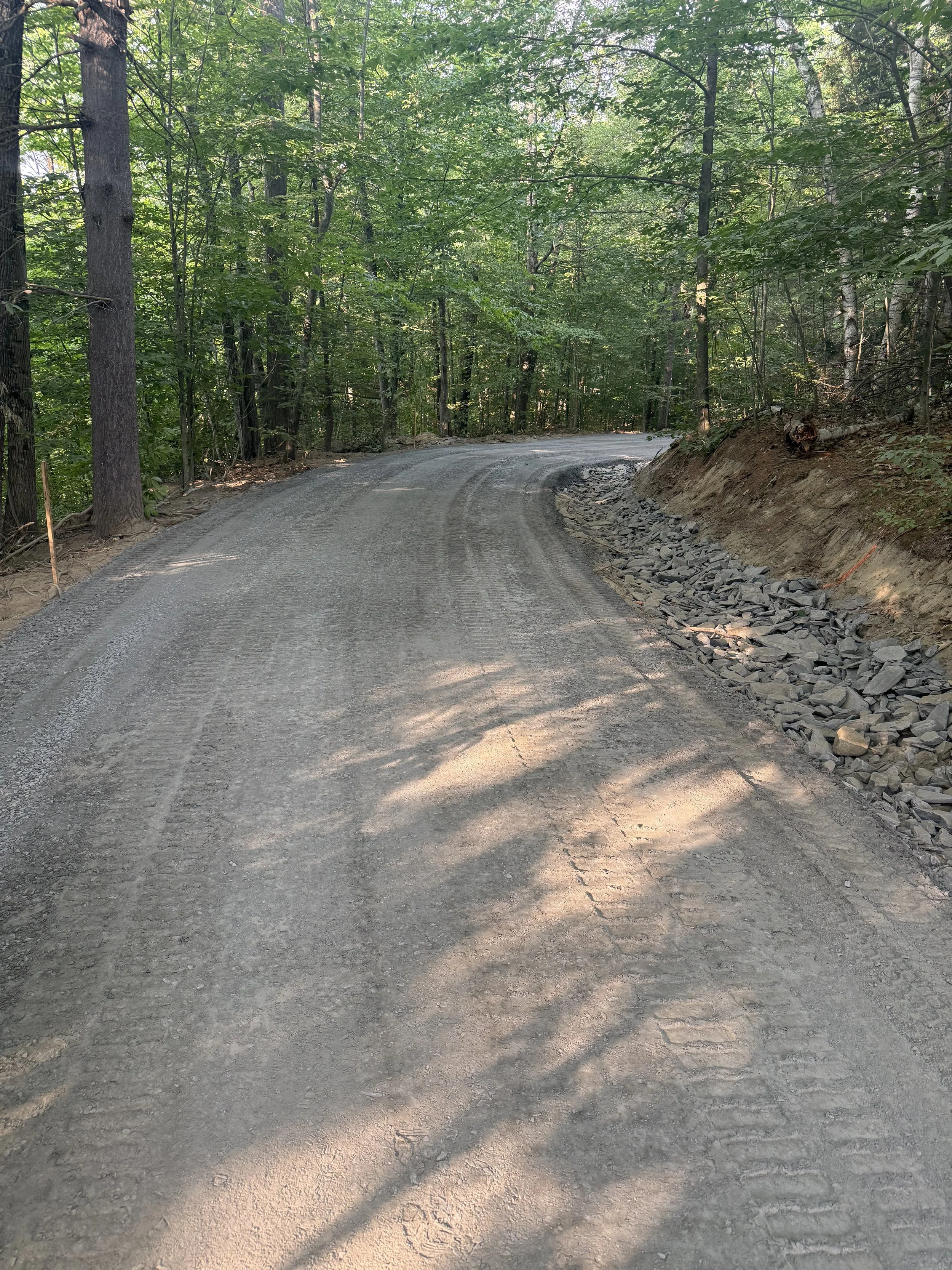 A road reconstruction project in Montpelier, VT