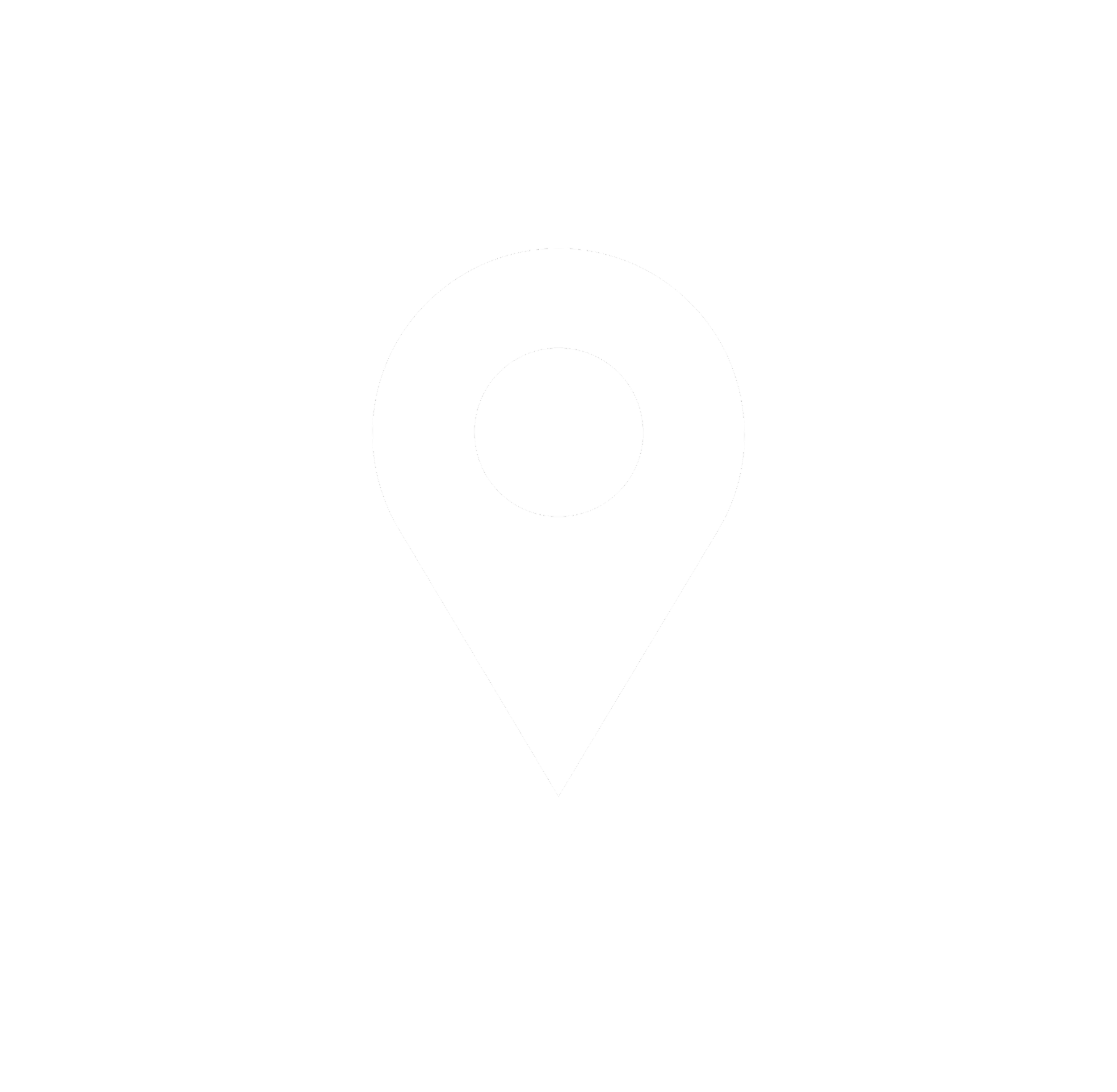 Black background with a white location pin icon in the center.