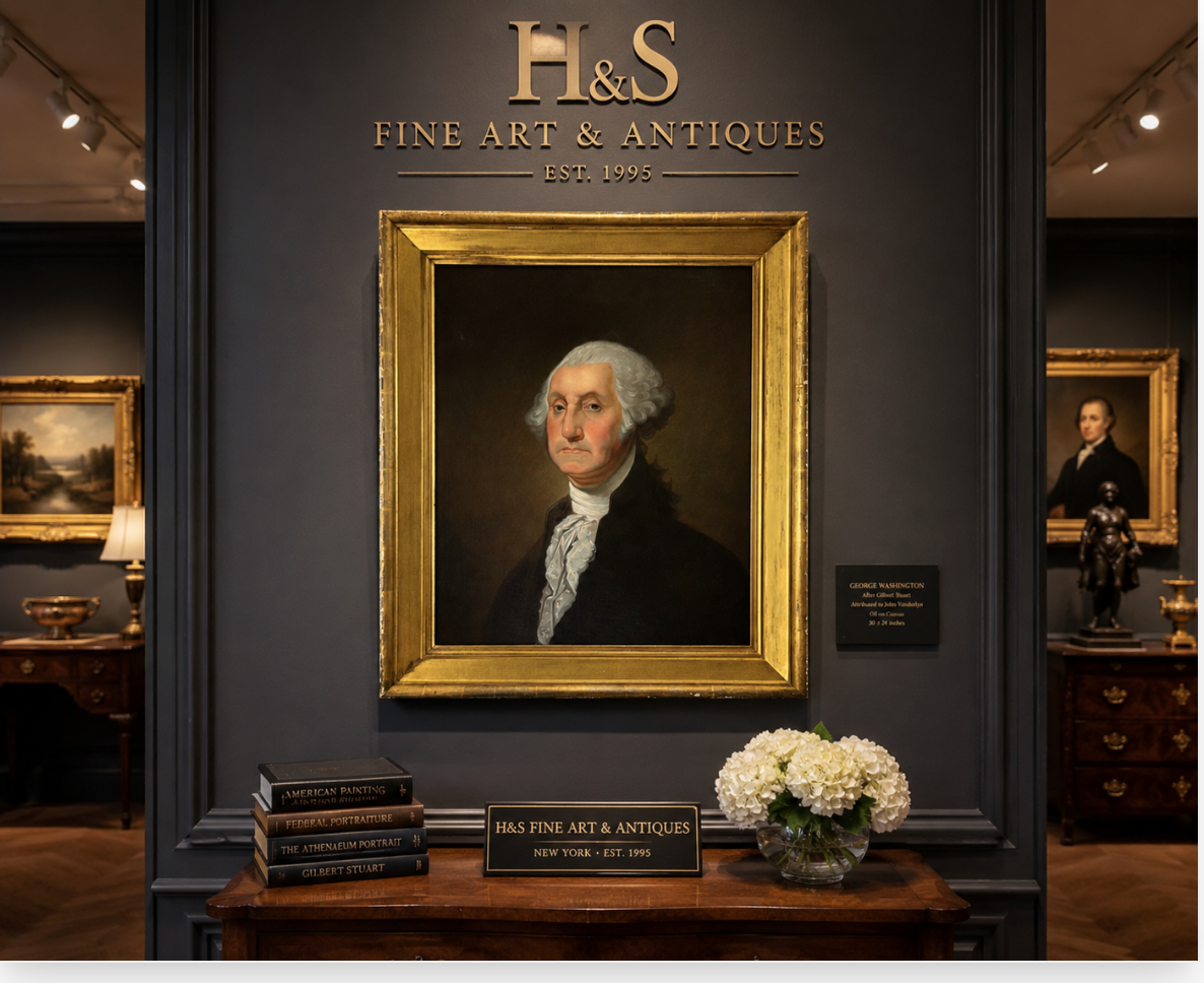 John vanderlyn (1775-1852) George Washington after the "Athenaeum Portrait"