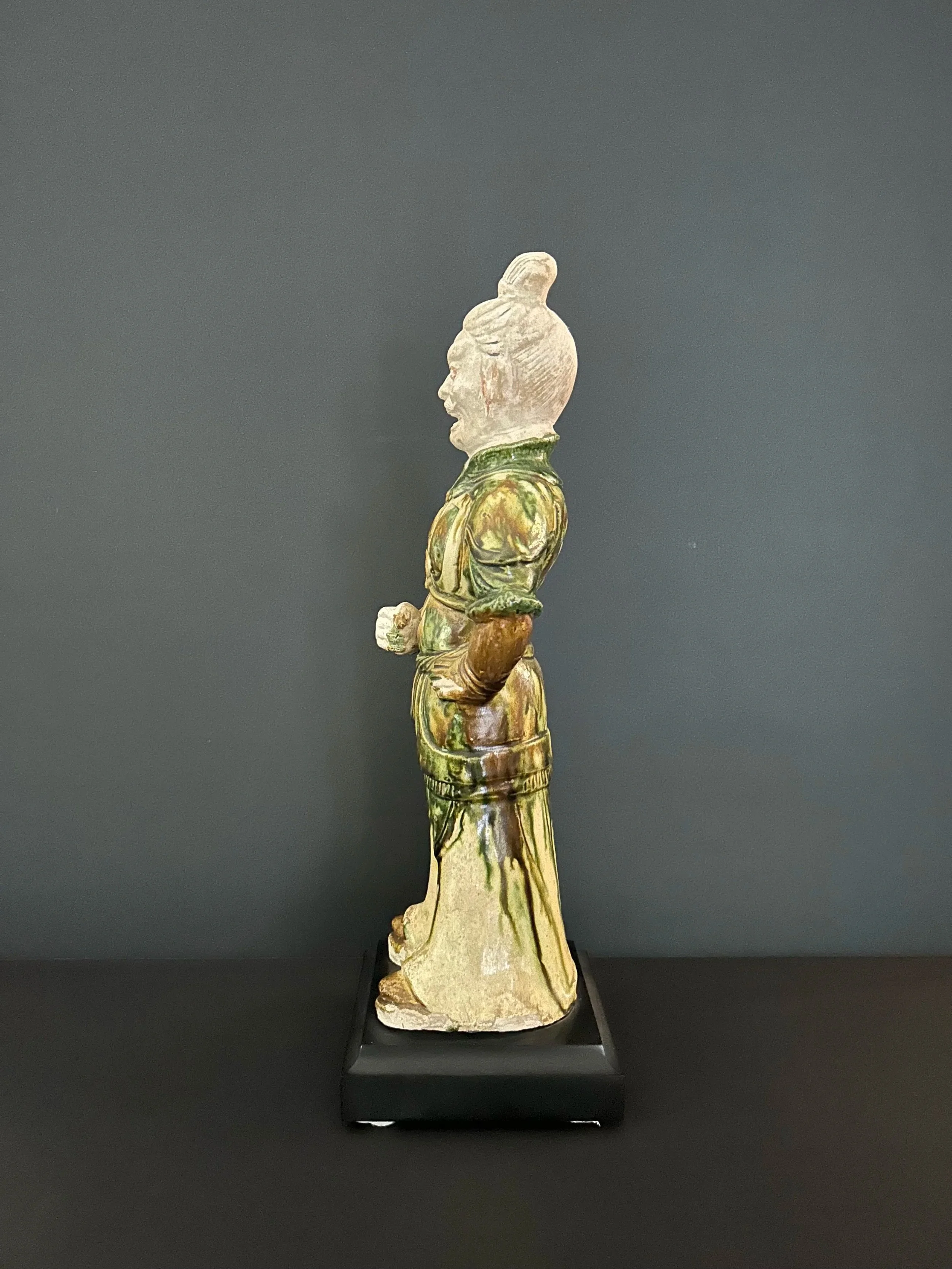 A Pair of Sancai-Glazed Guardian, Tang Dynasty